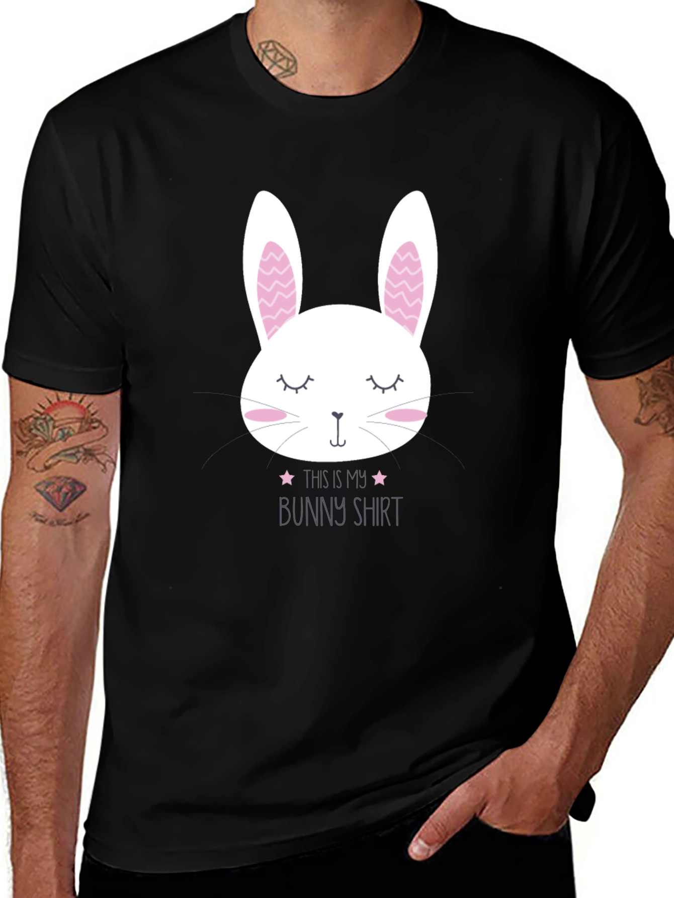 Variant 21 of Bunny Shirt Cute Easter Tee