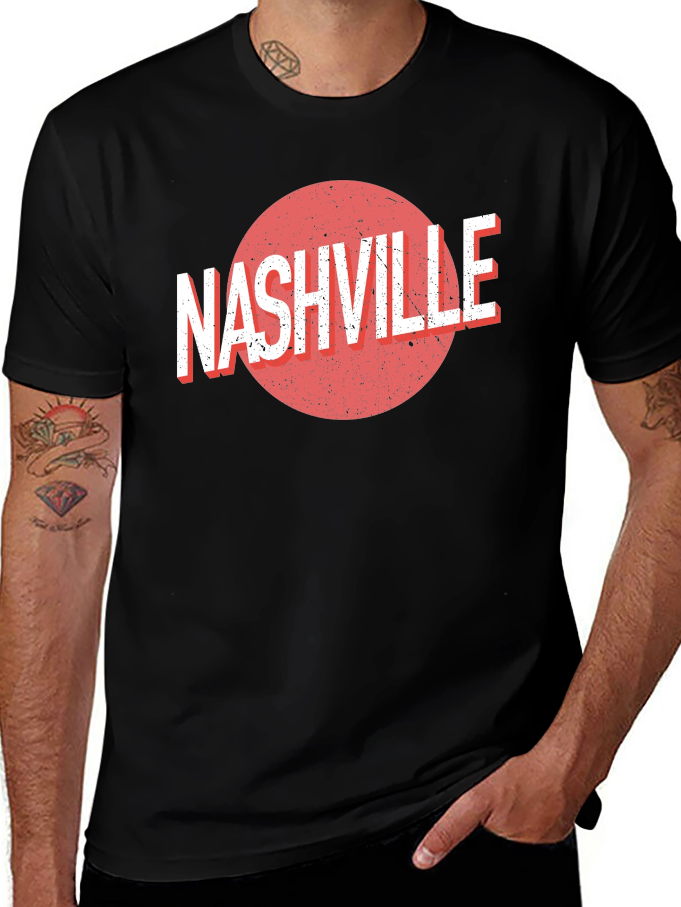 Nashville Graphic Tee - Retro Style