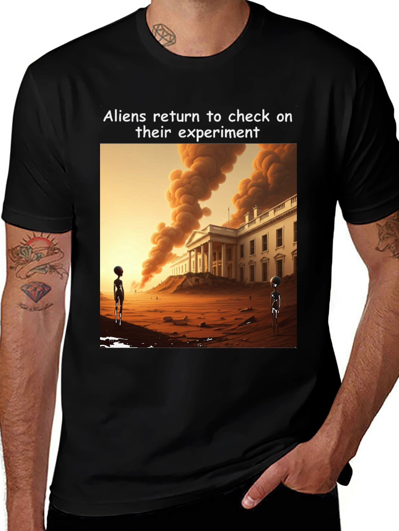 Variant 6 of Aliens Return T-Shirt - Sci-Fi Graphic Tee