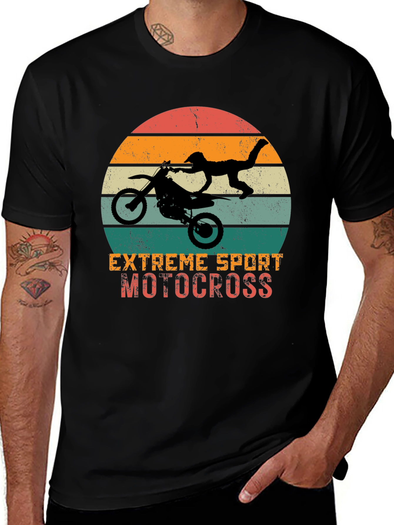 Variant 26 of Extreme Sport Motocross T-Shirt