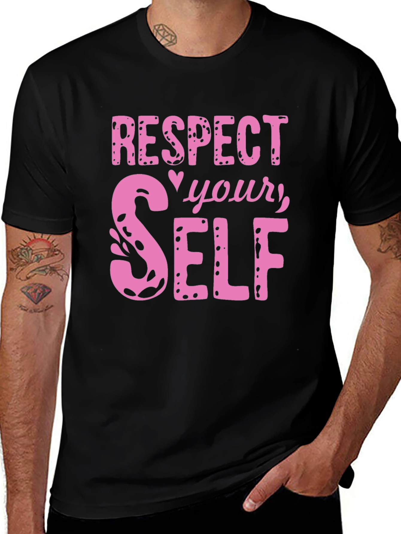 Variant 16 of Respect Yourself Graphic Tee - Motivational T-Shirt