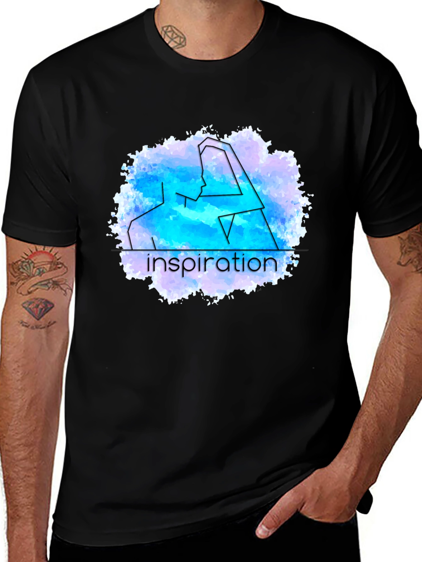 Variant 28 of Inspiration Line Art T-Shirt - Modern Graphic Tee