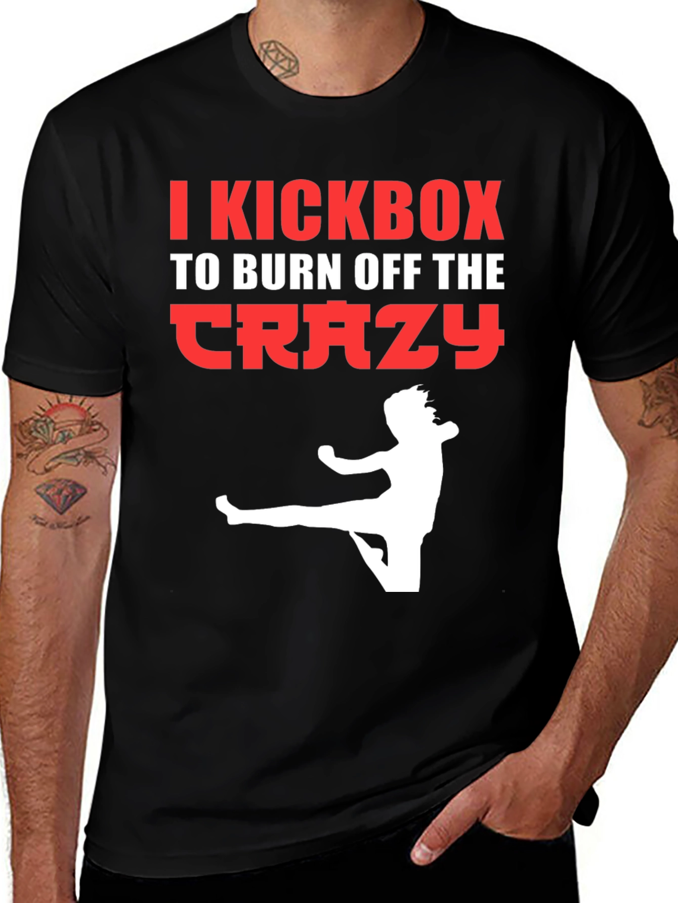 Variant 13 of Kickboxing Crazy T-Shirt