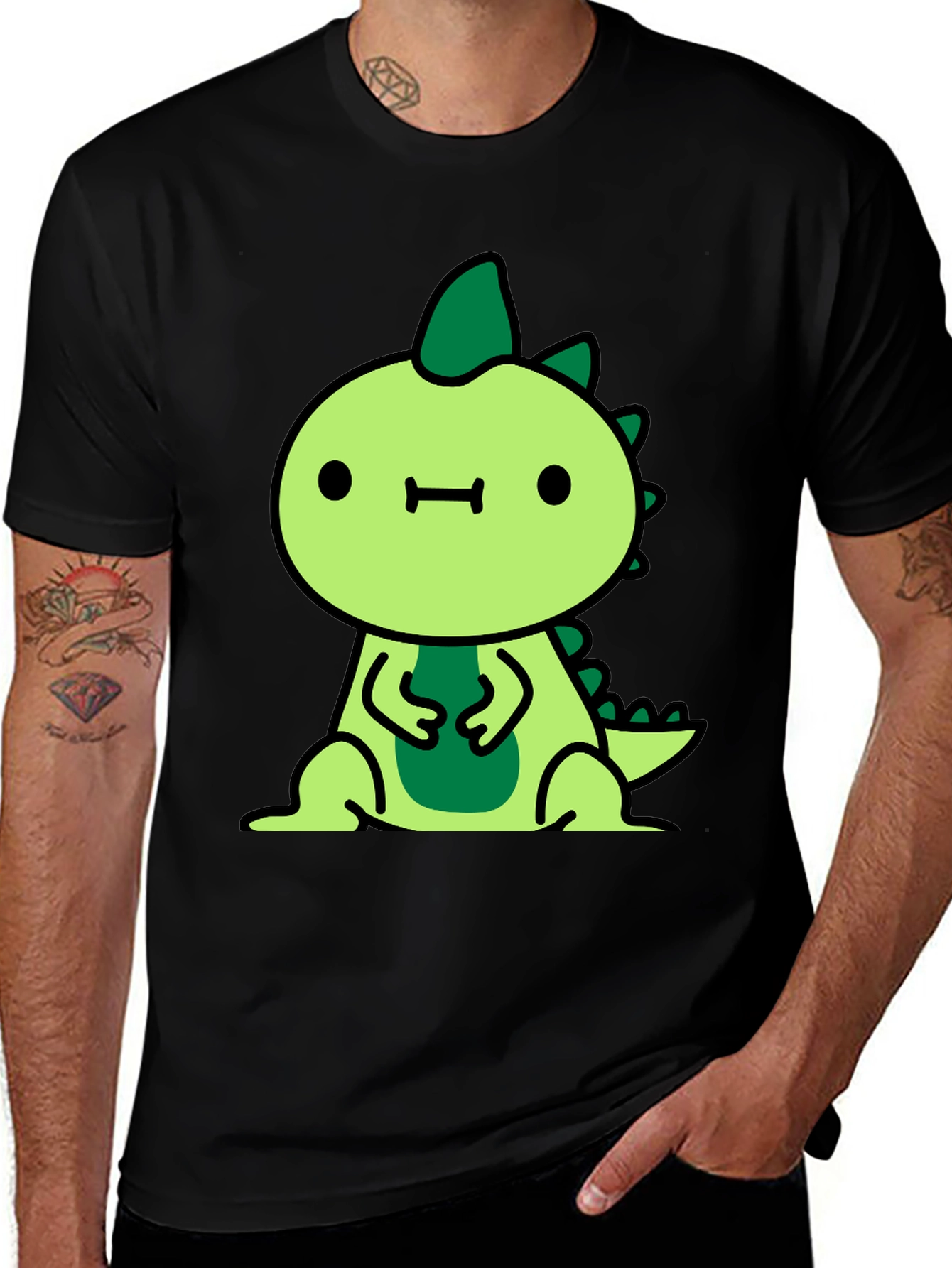 Variant 8 of Cute Kawaii Dinosaur Graphic T-Shirt