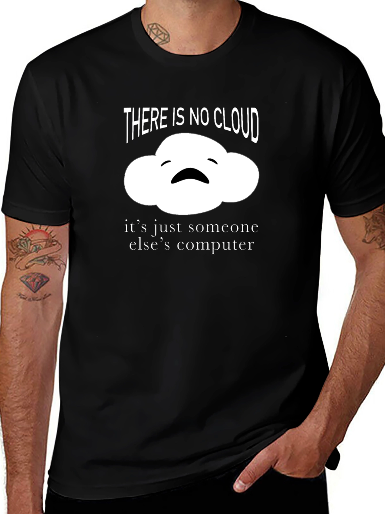 Variant 19 of There Is No Cloud Funny Techie T-Shirt