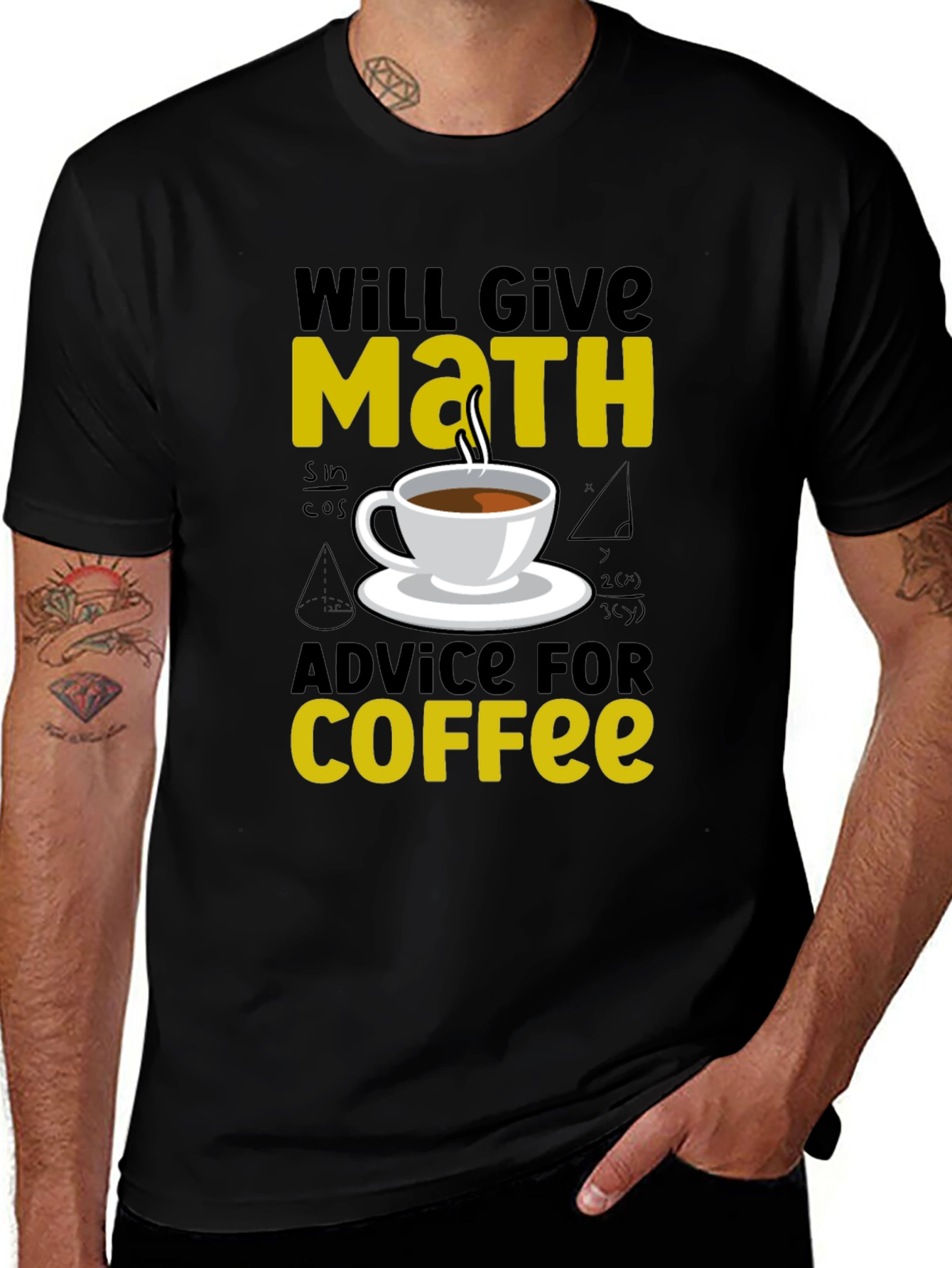Variant 12 of Math Advice For Coffee T-Shirt