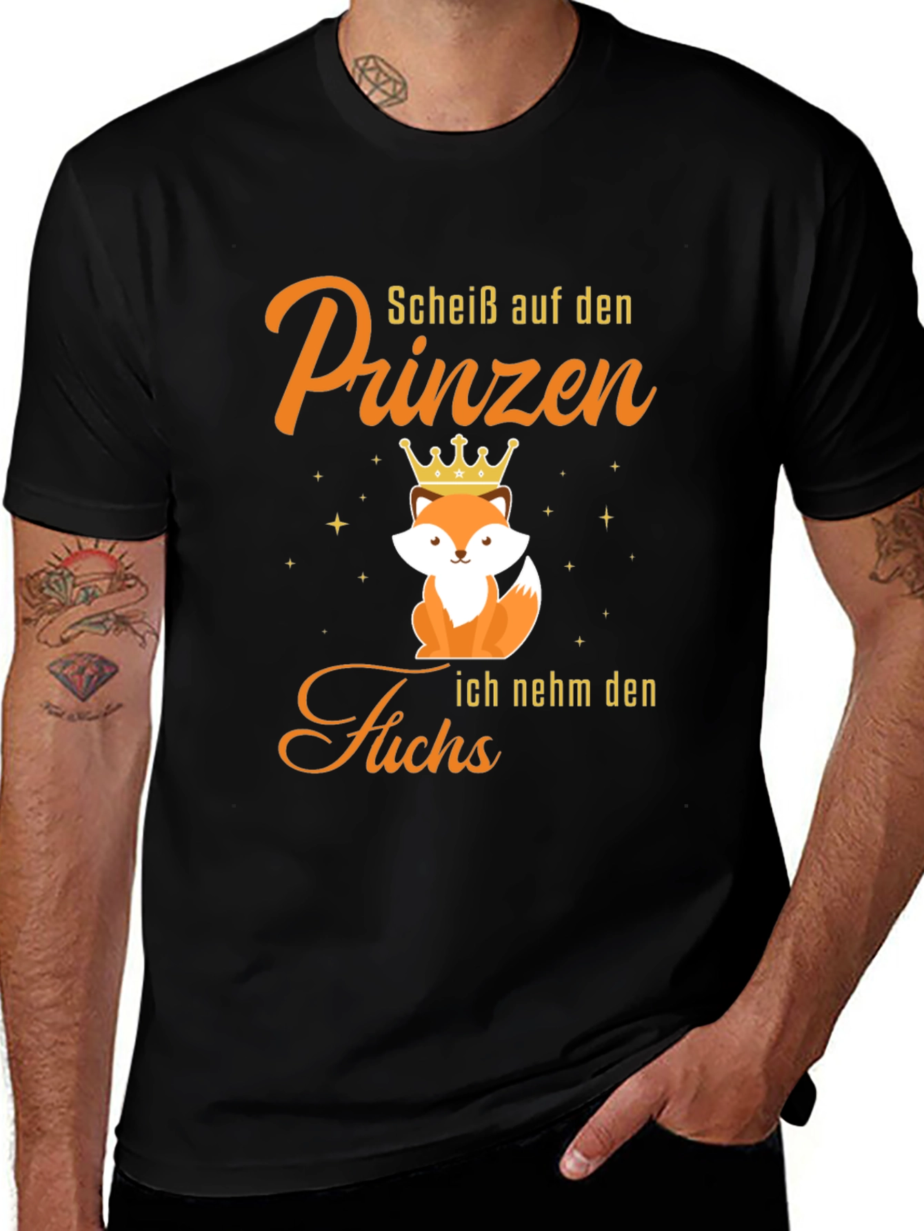 Variant 2 of Funny Fox Prince T-Shirt