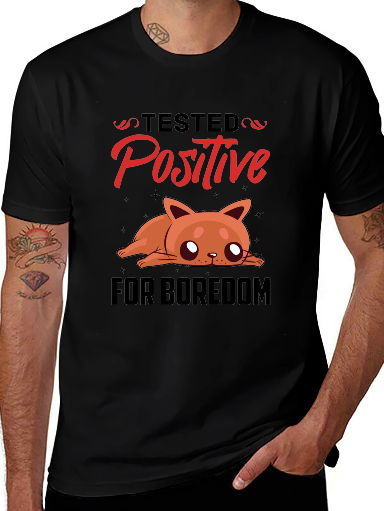 Variant 22 of Tested Positive for Boredom T-Shirt