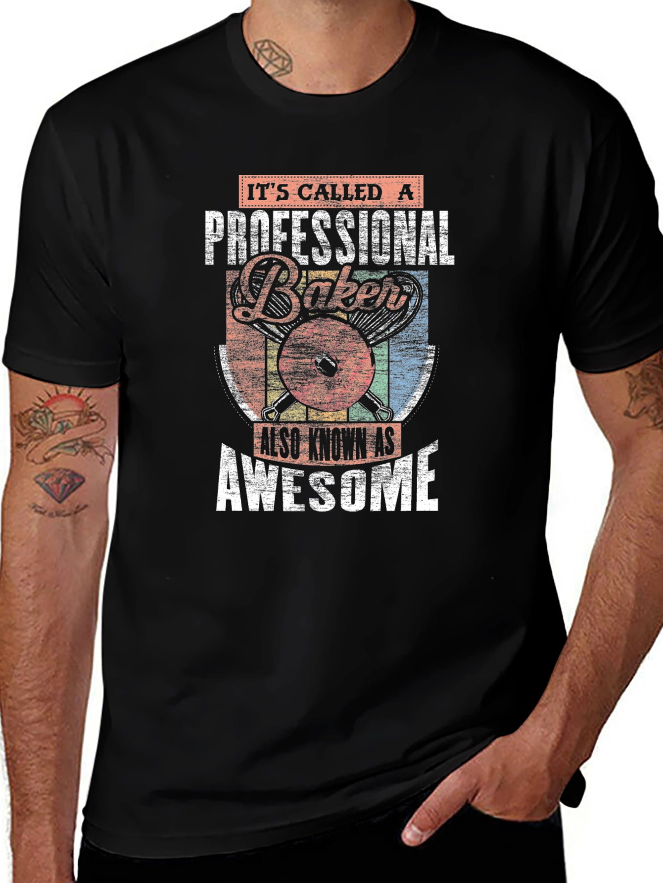 Variant 14 of Professional Baker Awesome Graphic Tee
