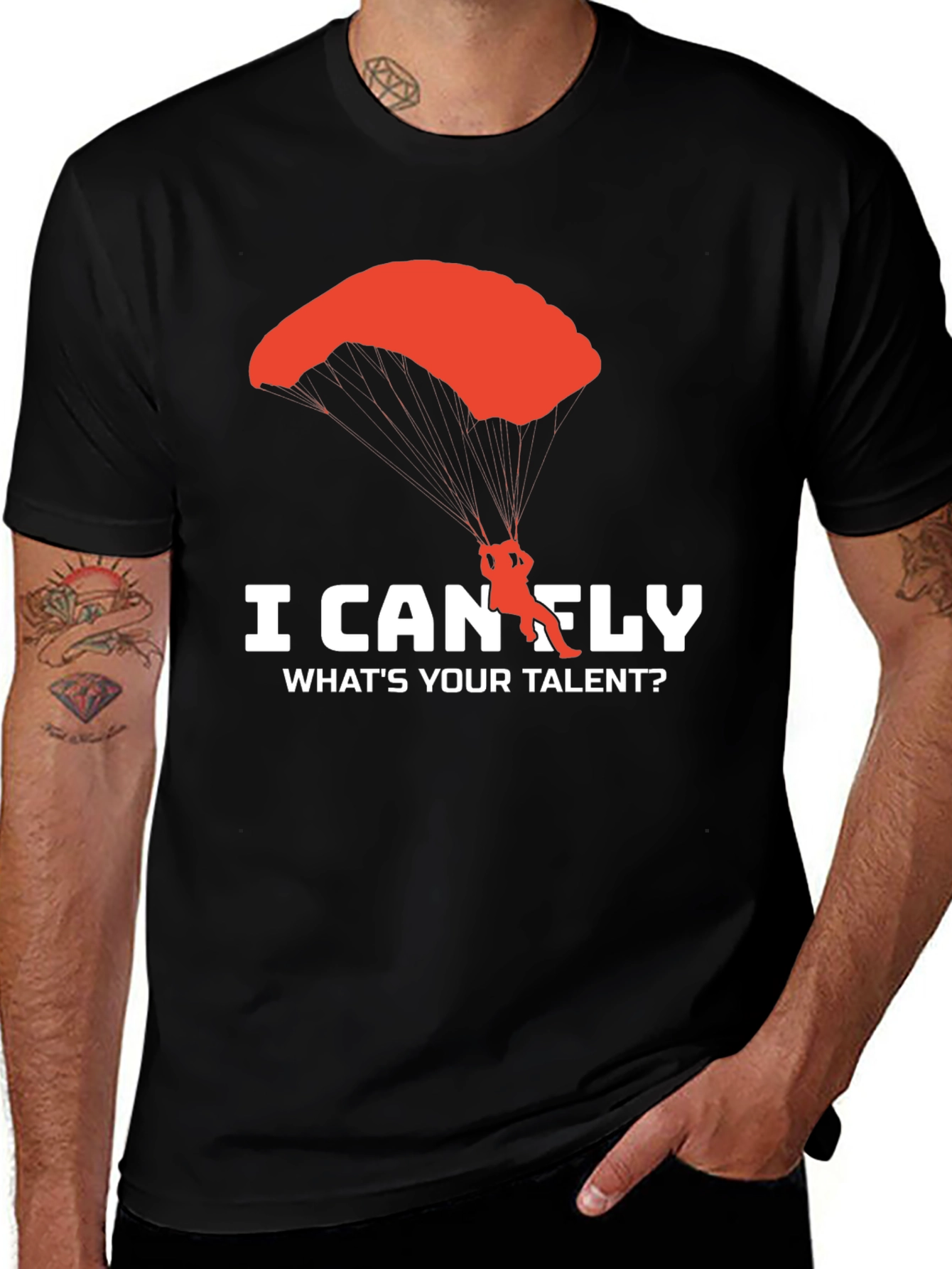 Variant 12 of I Can Fly Skydiver T-Shirt