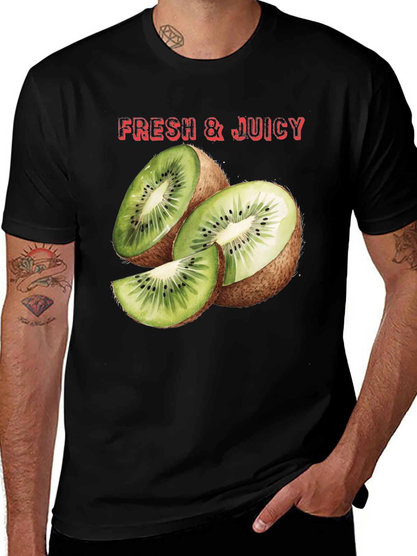 Variant 30 of Fresh & Juicy Kiwi Fruit T-Shirt