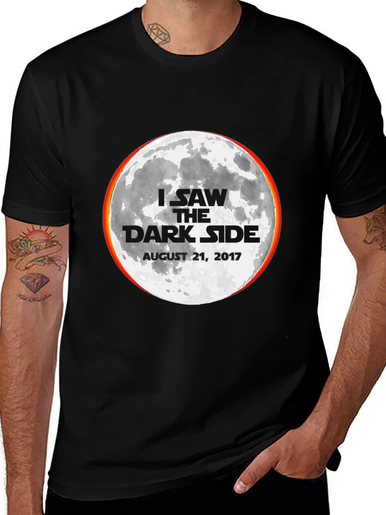Eclipse T-Shirt: I Saw The Dark Side, August 21, 2017