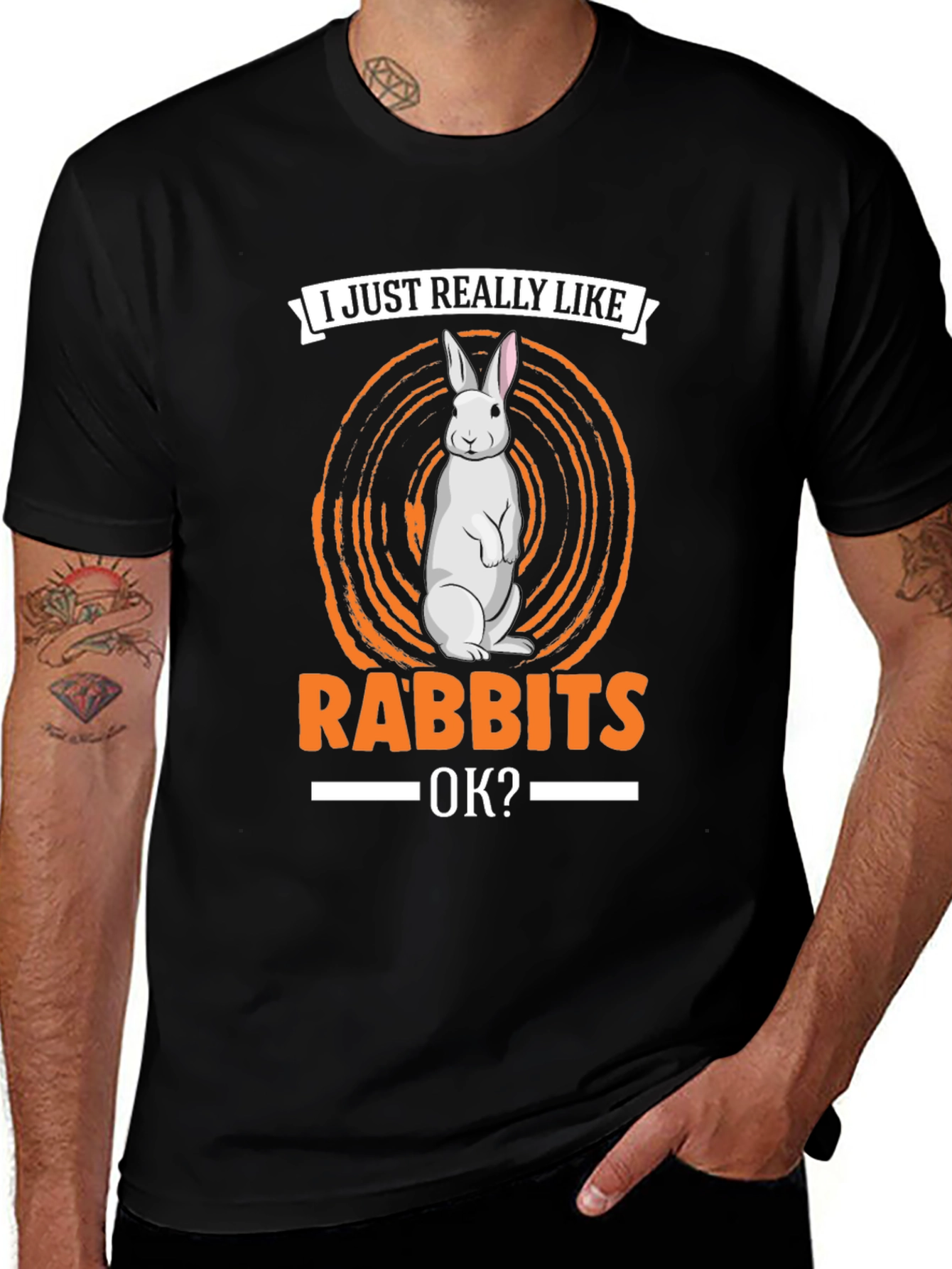 Variant 28 of I Just Really Like Rabbits OK? T-Shirt