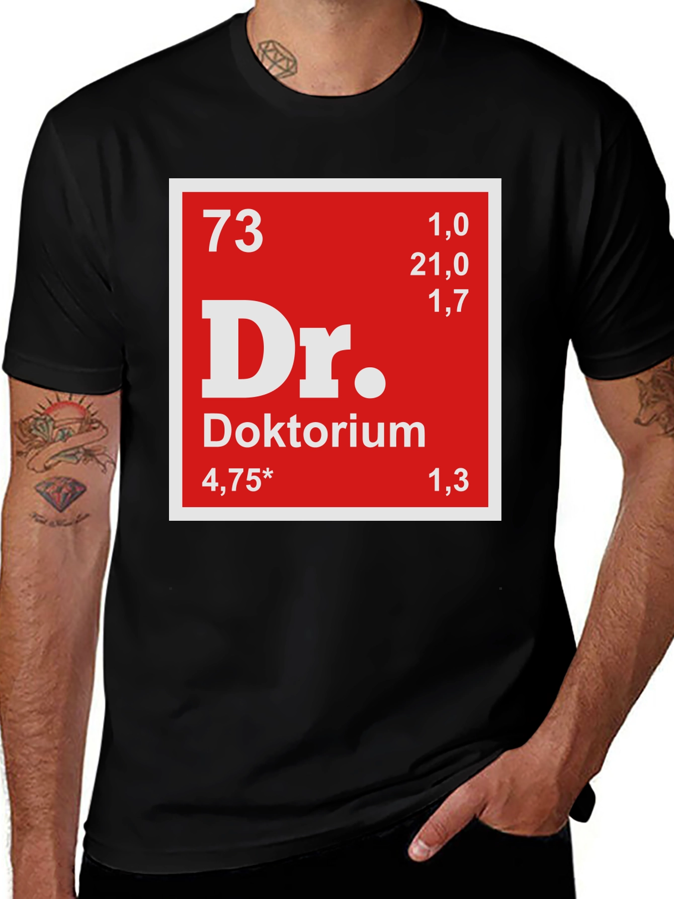 Doktorium T-Shirt - Periodic Table Element Tee