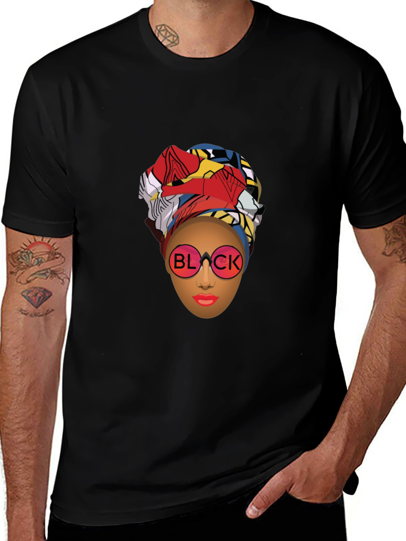 Variant 9 of Black Woman Graphic Tee