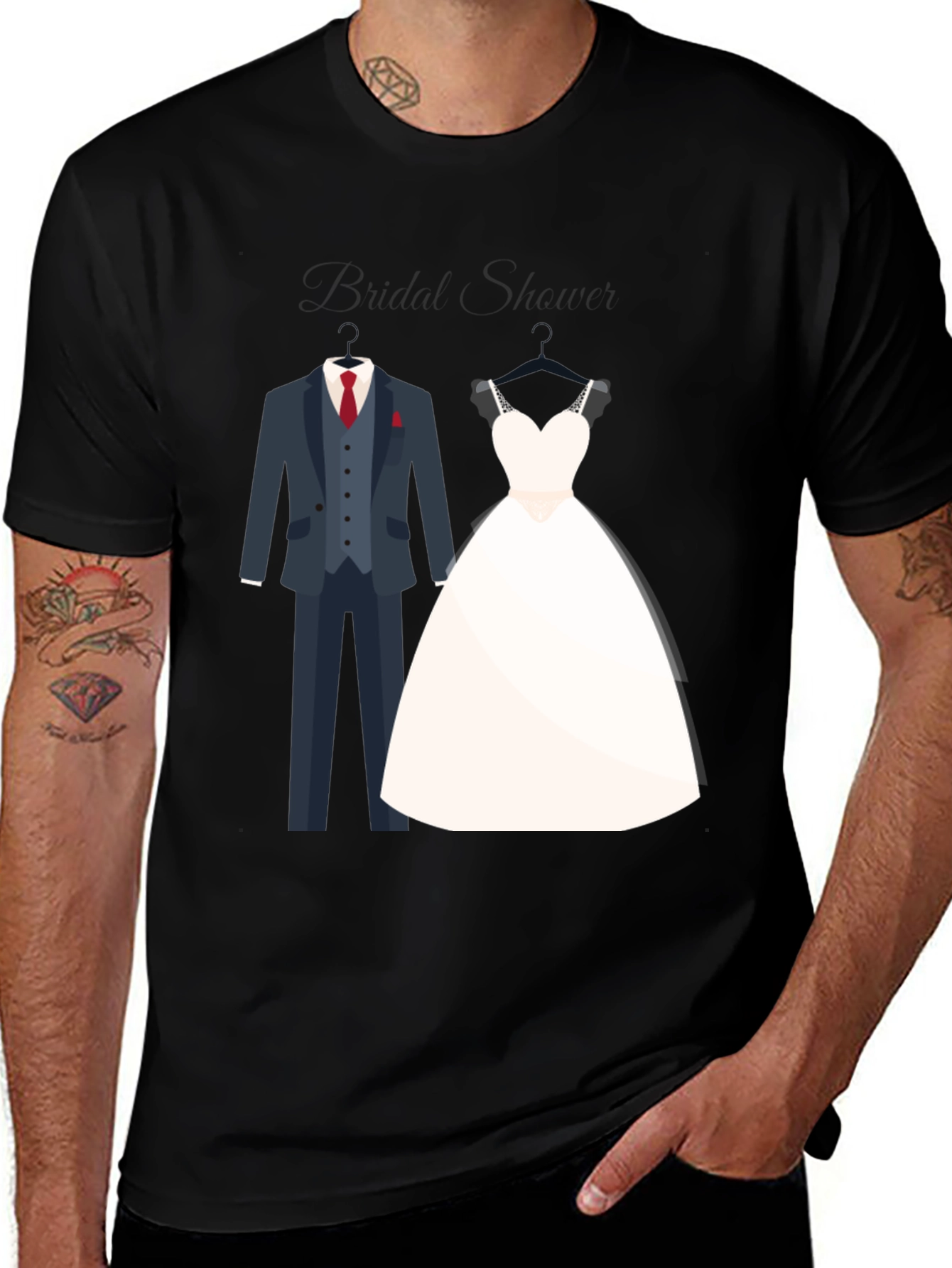 Variant 14 of Bridal Shower Outfit T-Shirt