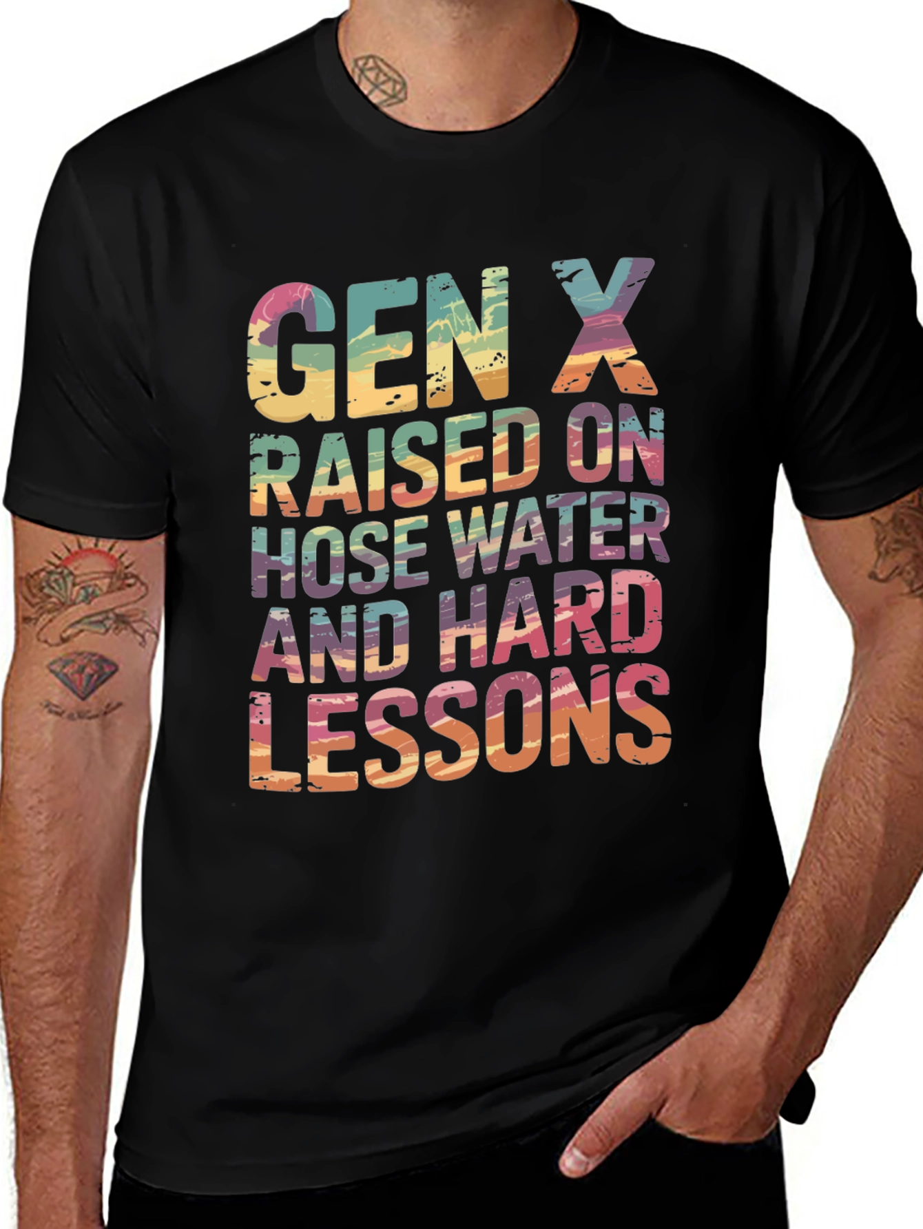 Gen X T-Shirt - Hose Water & Hard Lessons Tee