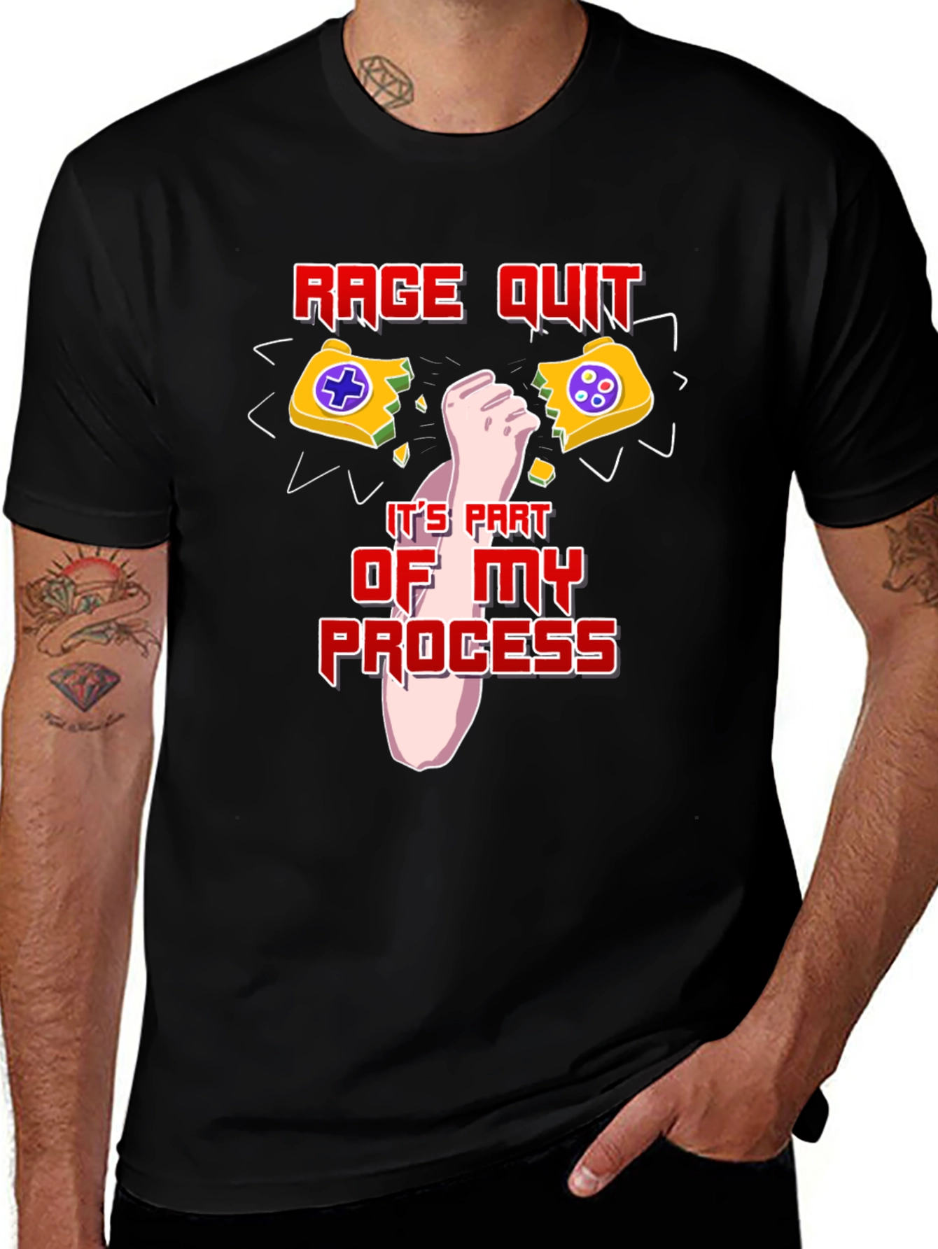 Variant 8 of Rage Quit T-Shirt - Funny Gamer Gift
