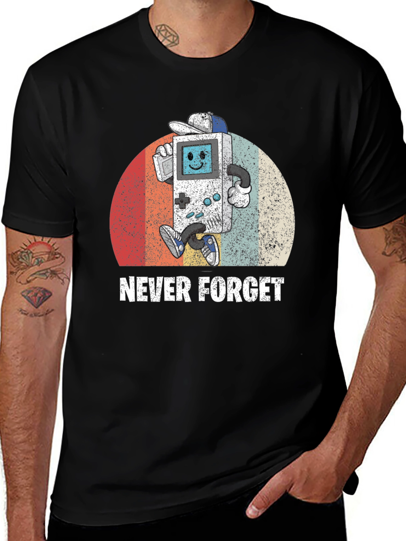 Retro Gamer T-Shirt - Never Forget Tee