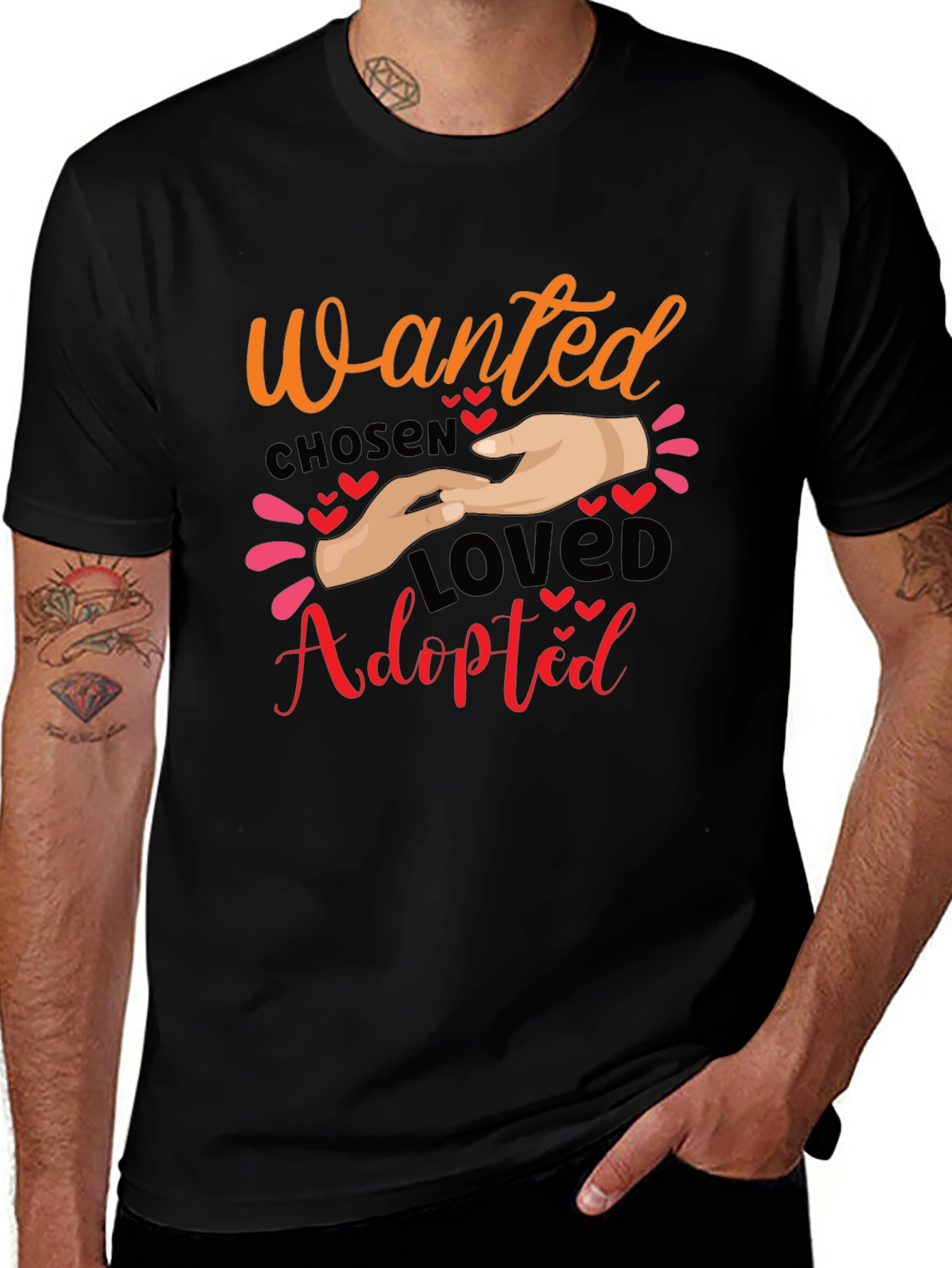 Variant 10 of Wanted Chosen Loved Adopted T-Shirt