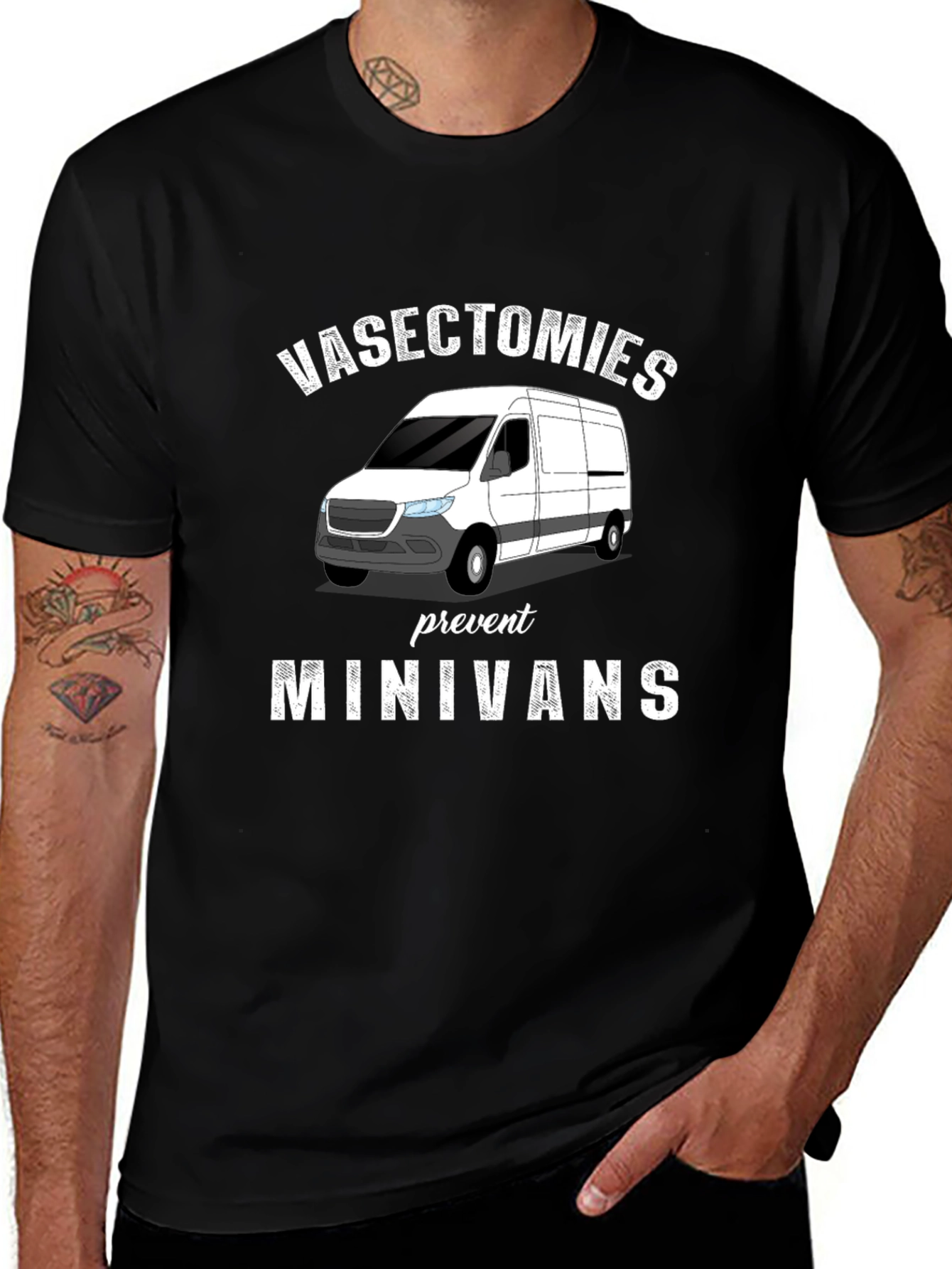 Vasectomies Prevent Minivans Graphic T-Shirt