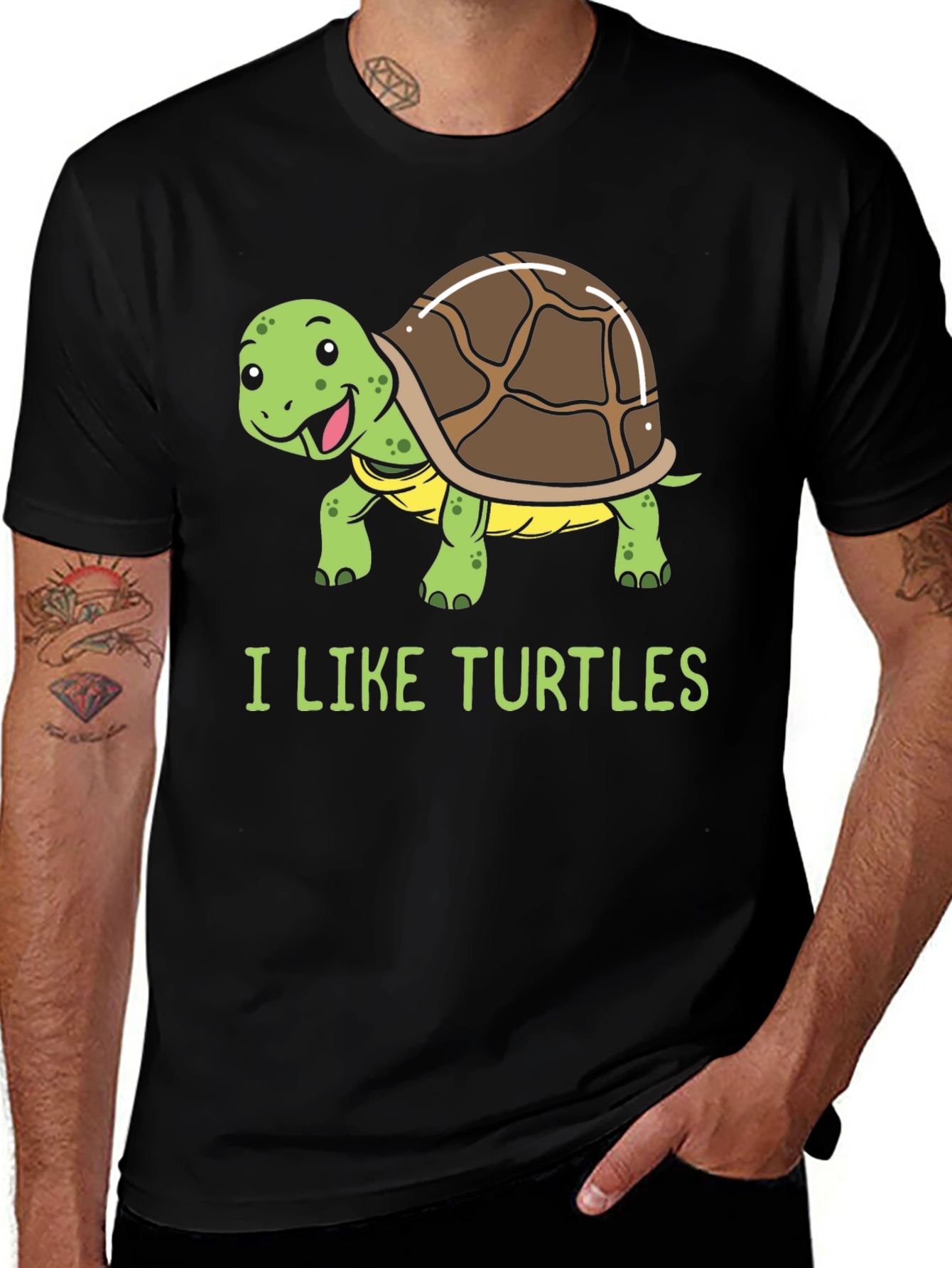 Variant 25 of I Like Turtles Graphic Tee