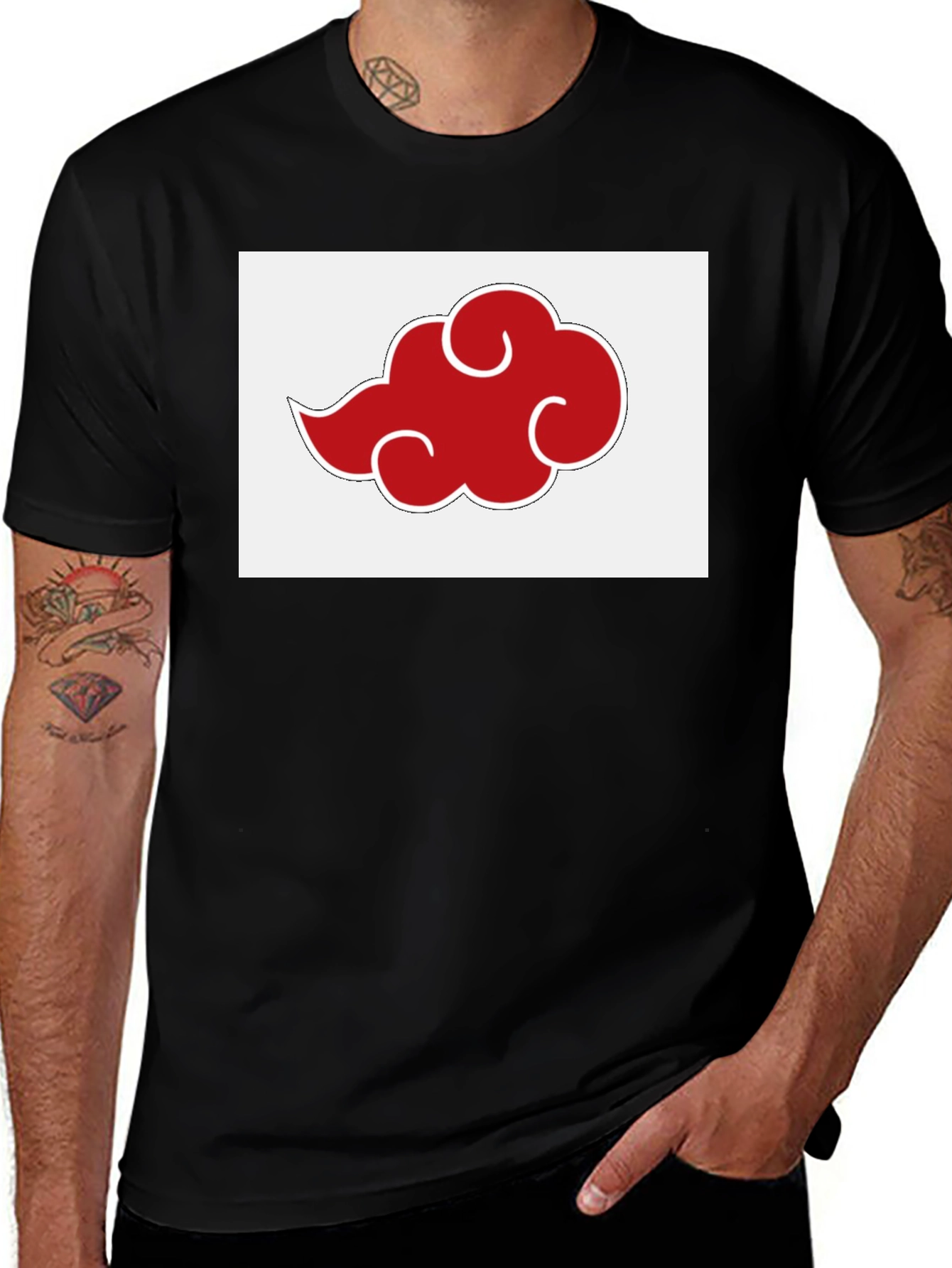 Akatsuki Cloud T-Shirt - Anime Inspired Graphic Tee