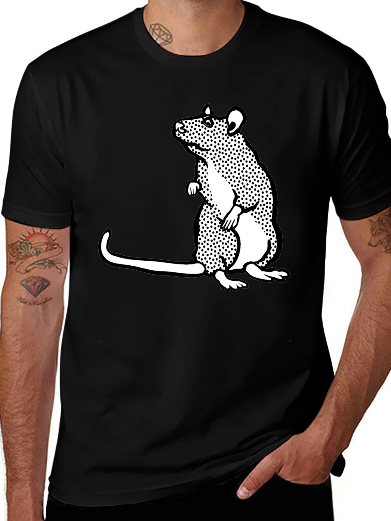 Variant 25 of Rat Graphic Tee - Quirky Unisex T-Shirt