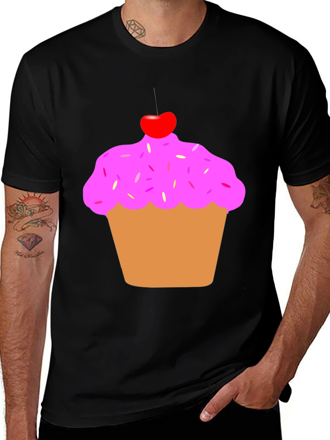 Variant 21 of Cupcake Graphic Tee - Sweet Treat Fashion