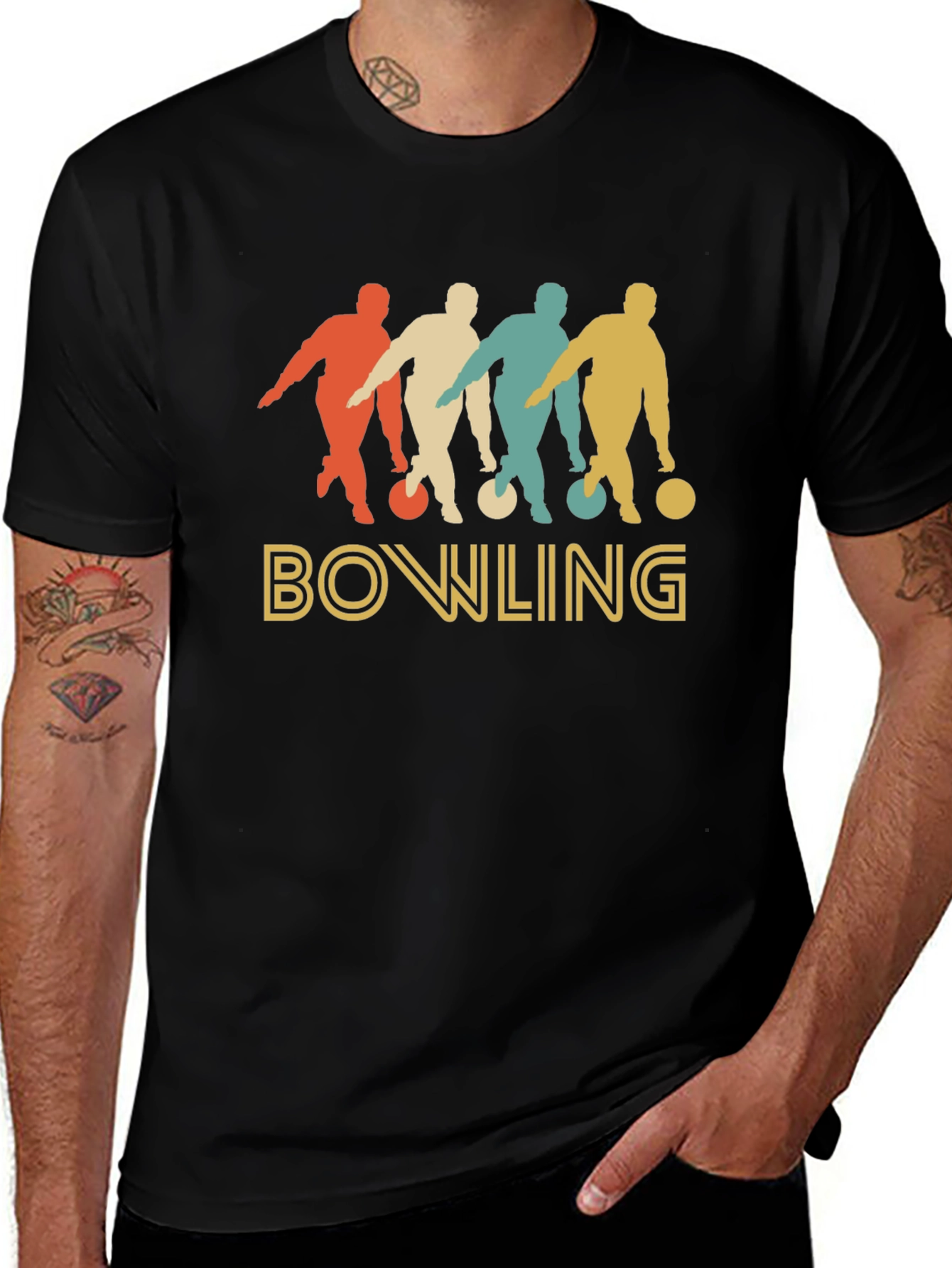 Variant 23 of Retro Bowling T-Shirt - Strike in Style!