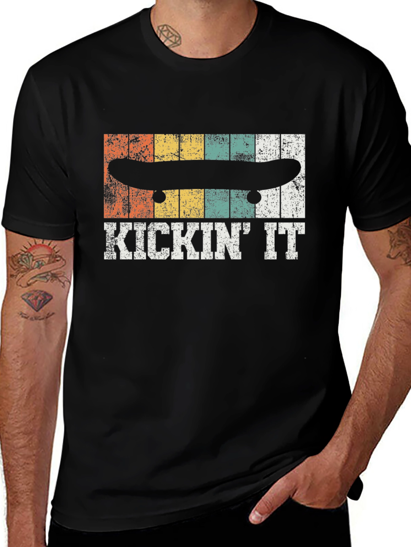 Variant 26 of KICKIN' IT Skateboarder Graphic Tee