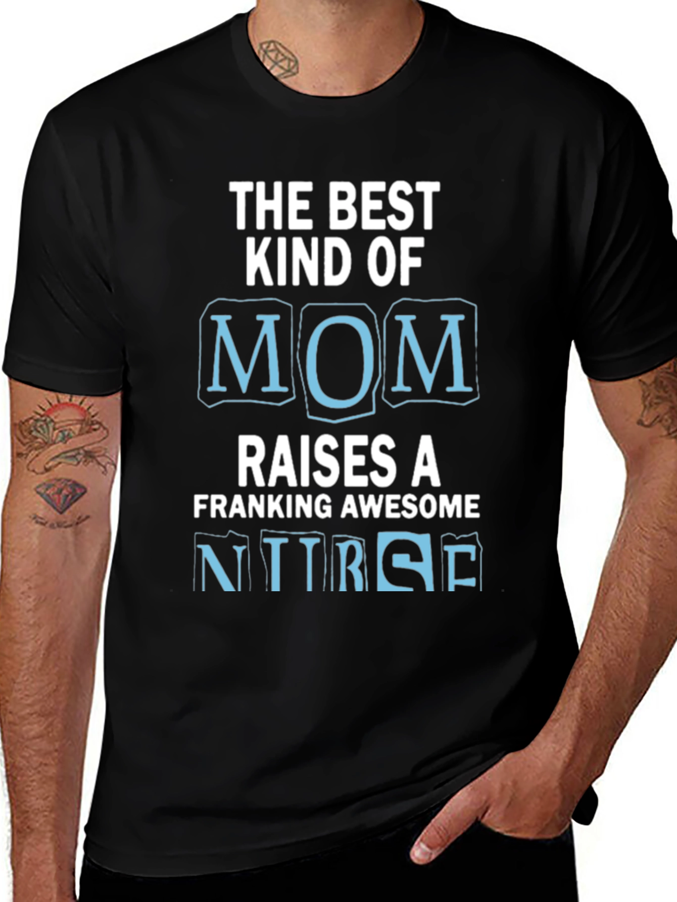 Variant 6 of Best Kind of Mom Raises a Franking Awesome Nurse T-Shirt