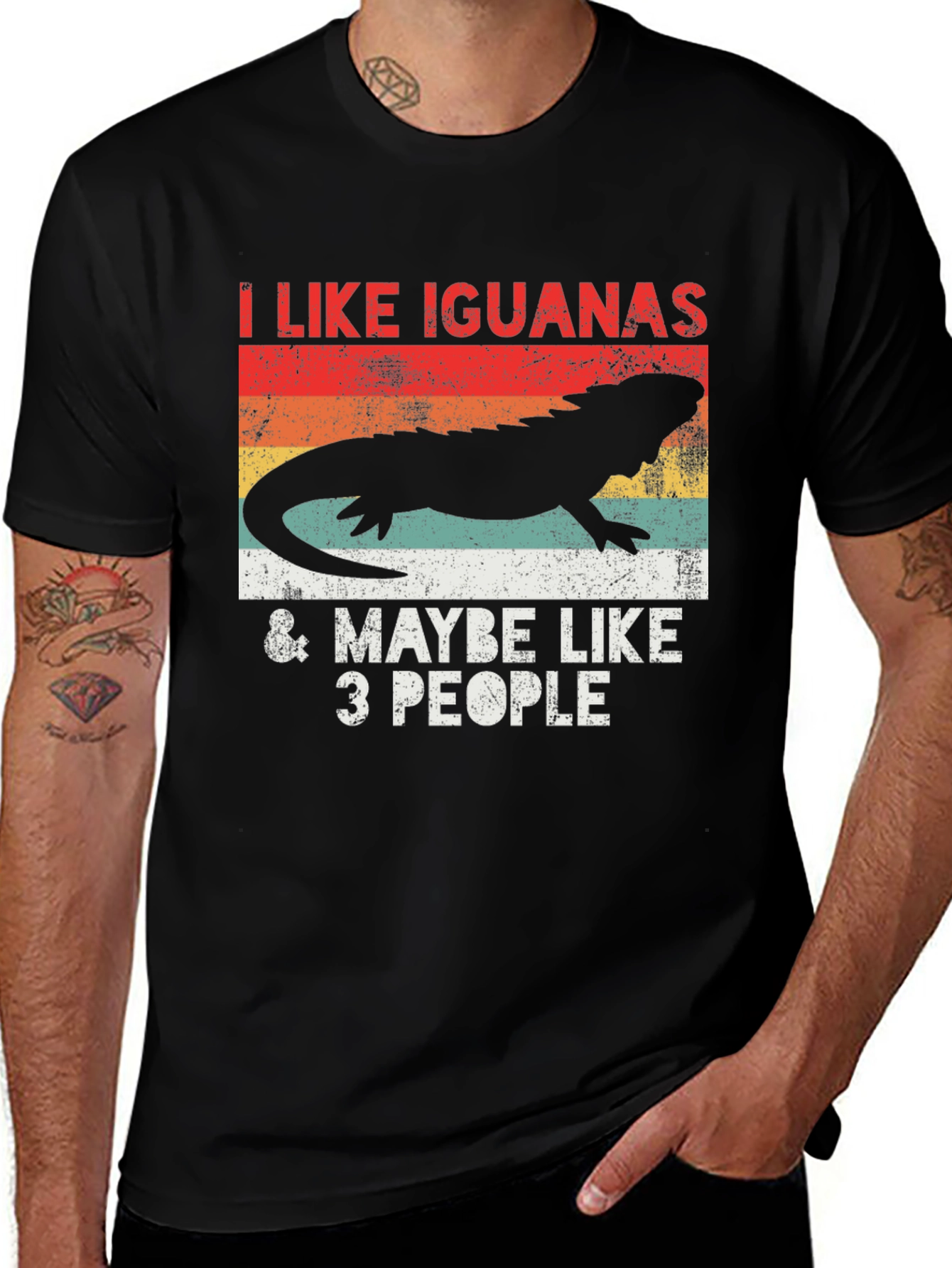 Variant 23 of I Like Iguanas & Maybe Like 3 People T-Shirt