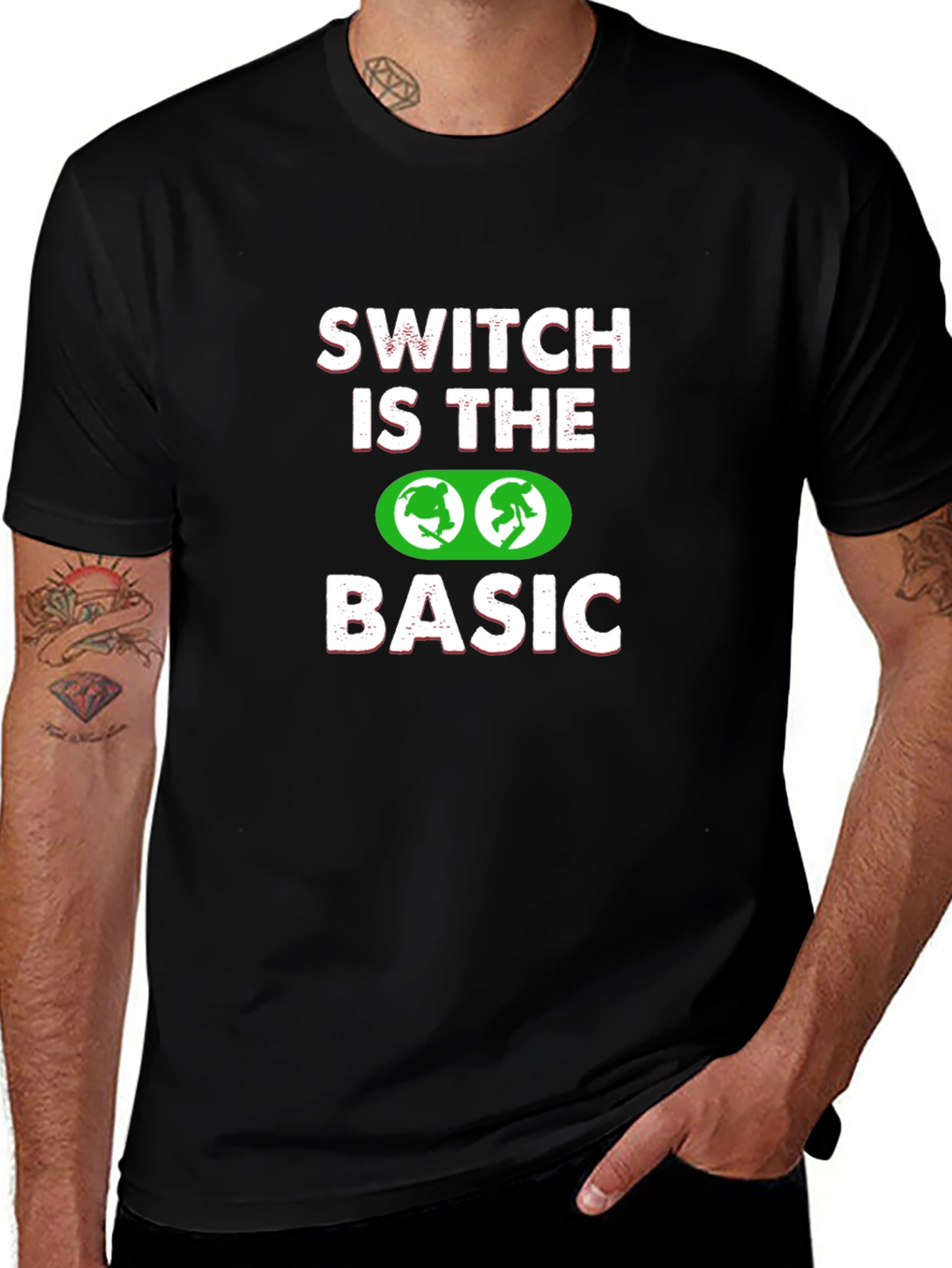 Switch is the Basic T-Shirt - Fun Graphic Tee