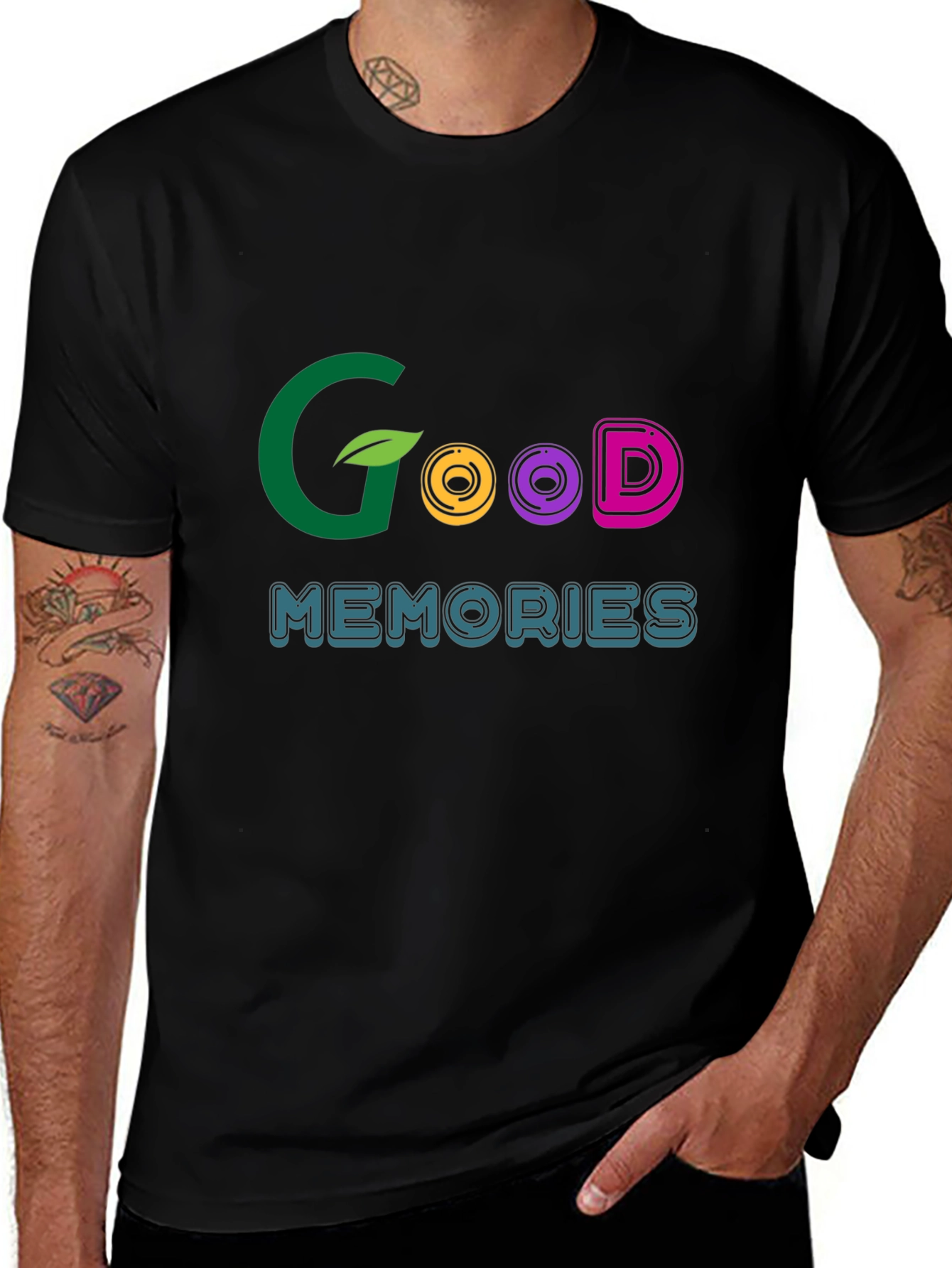 Variant 21 of Good Memories Black T-Shirt