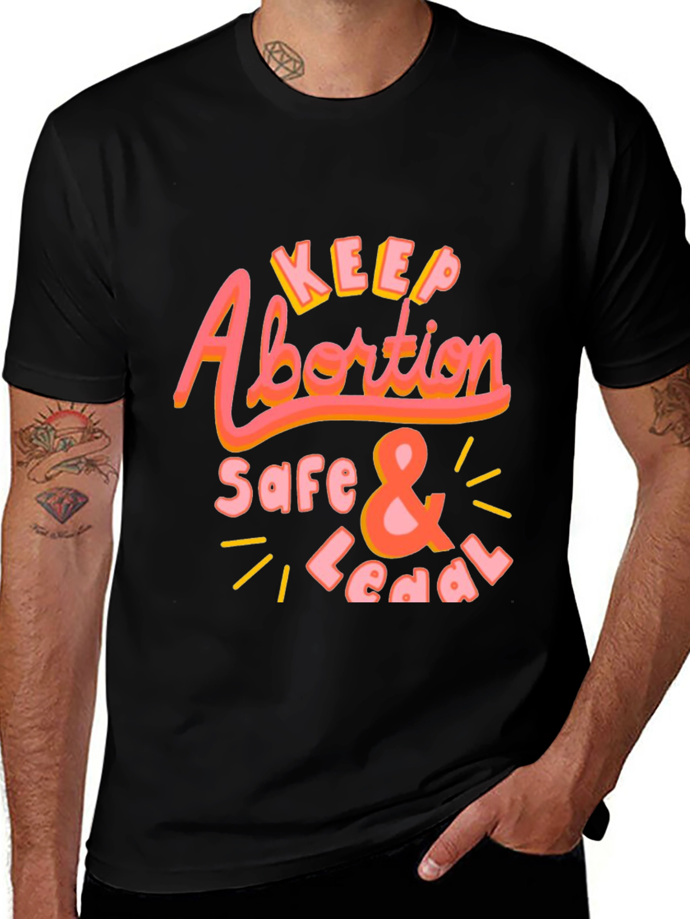 Variant 29 of Keep Abortion Safe & Legal Graphic Tee