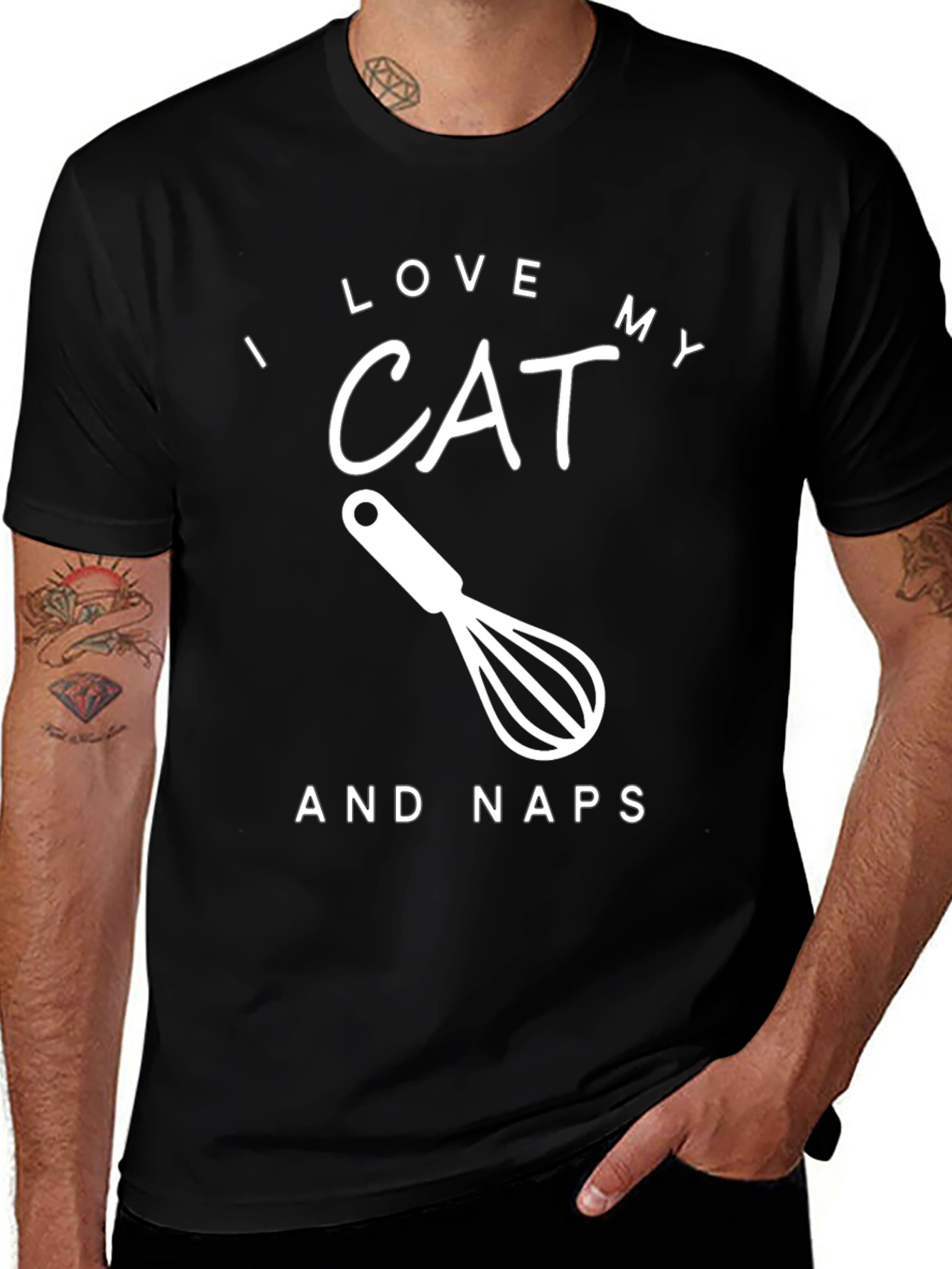 I Love My Cat and Naps T-Shirt