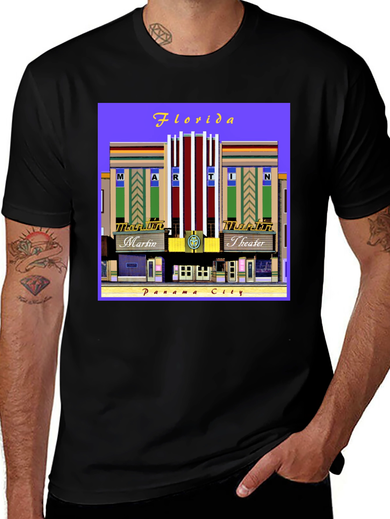 Martin Theater Florida T-Shirt - Panama City