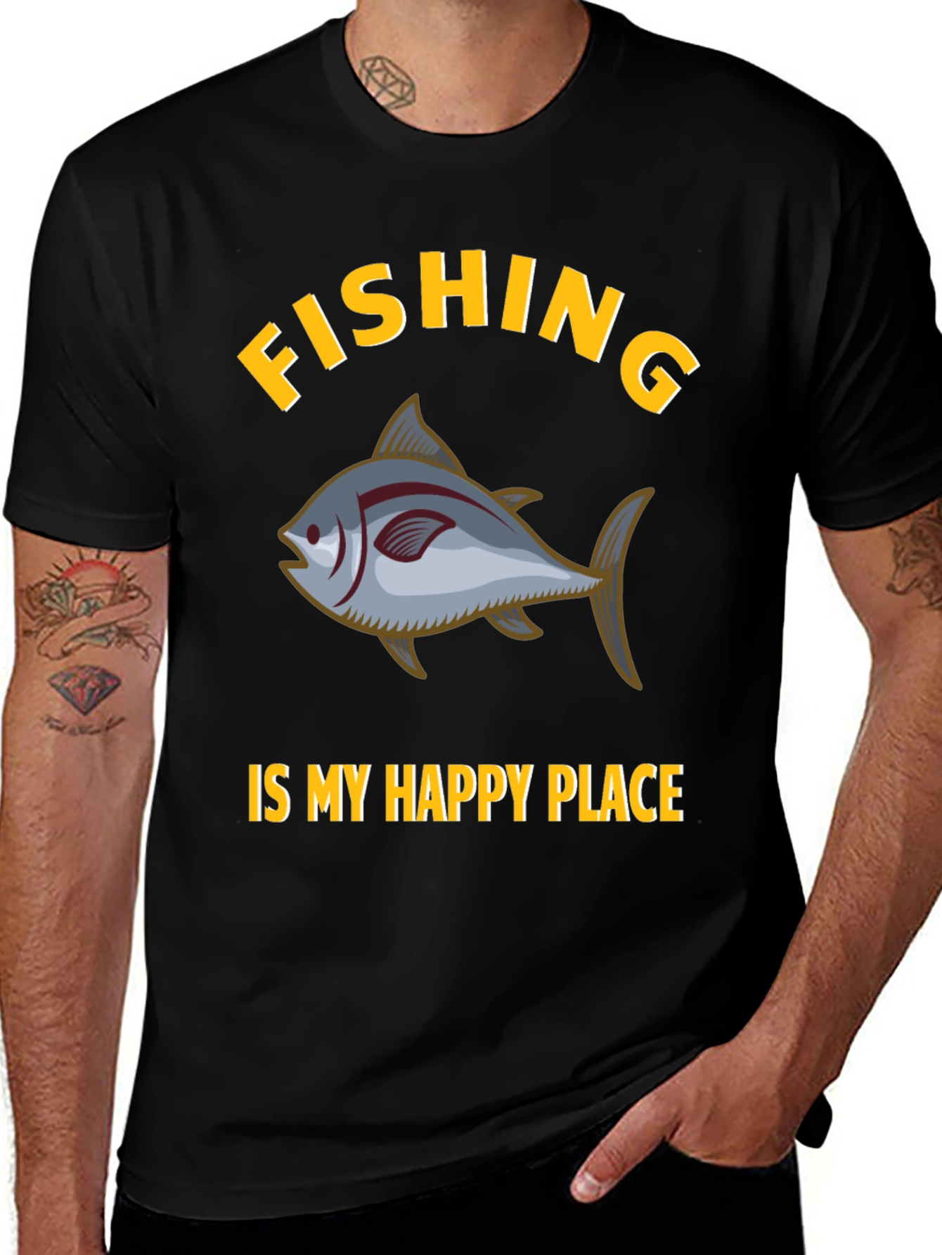 Variant 28 of Fishing Is My Happy Place T-Shirt