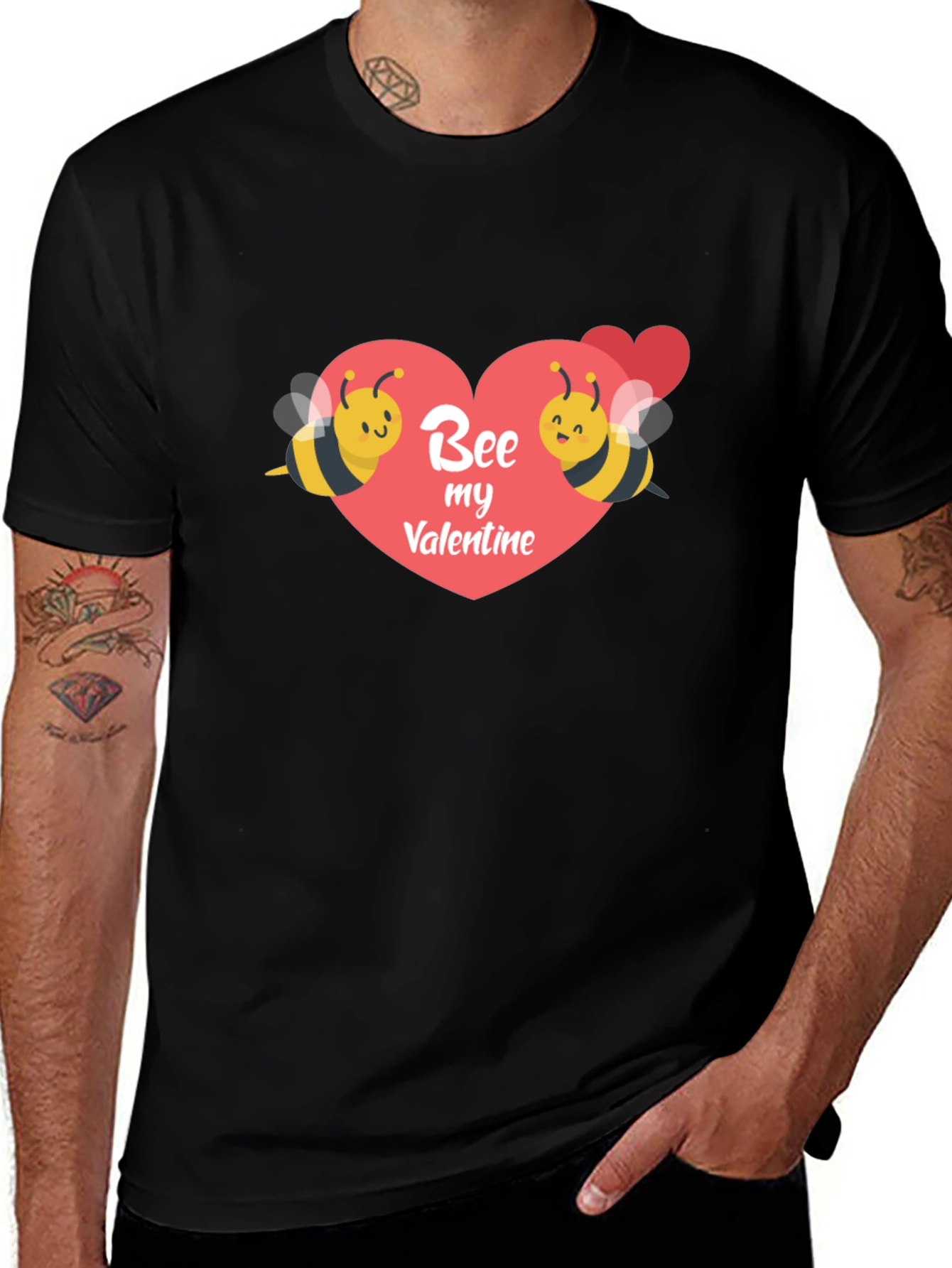 Variant 6 of Bee My Valentine Graphic T-Shirt