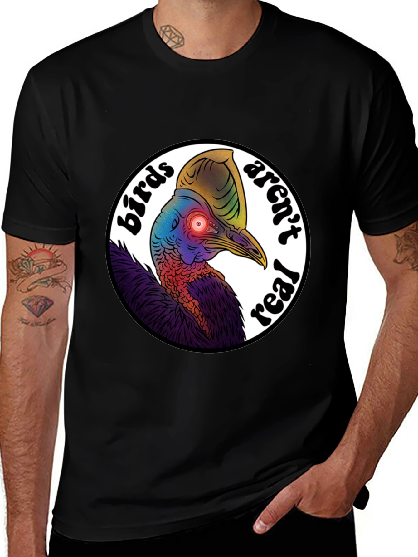 Variant 27 of Birds Aren't Real T-Shirt Conspiracy Tee