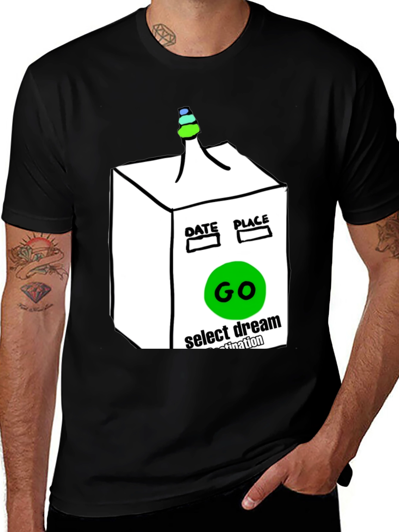 Variant 24 of Dream Destination T-Shirt: Adventure Awaits!