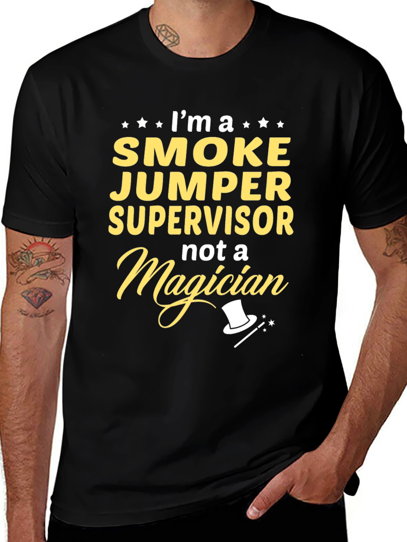 Variant 12 of Smoke Jumper Supervisor T-Shirt - Funny Firefighter Tee