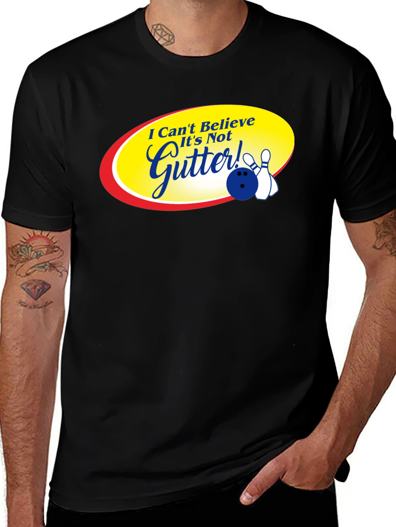 Variant 5 of I Can't Believe It's Not Gutter Bowling T-Shirt