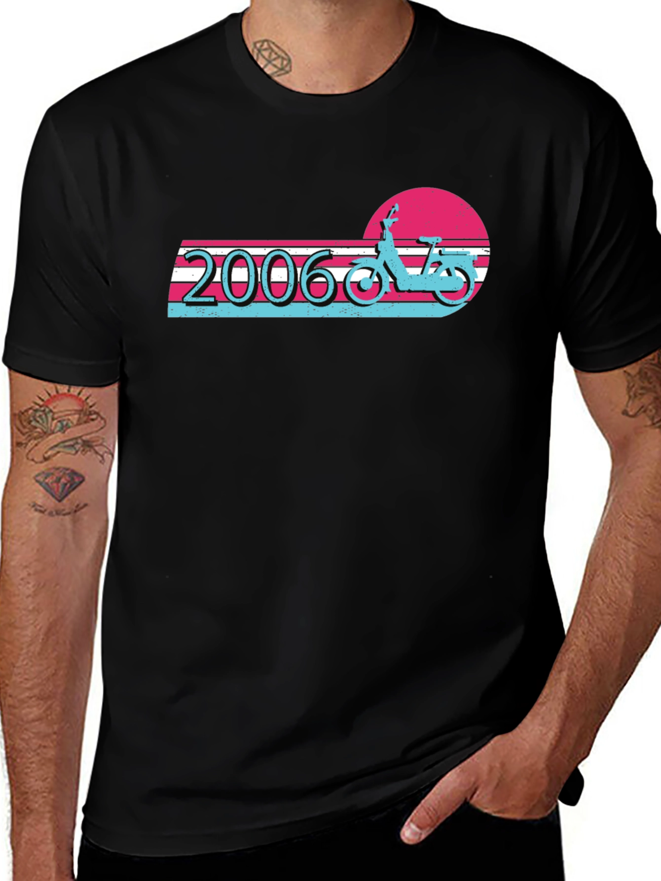 Variant 6 of Vintage 2006 Scooter T-Shirt