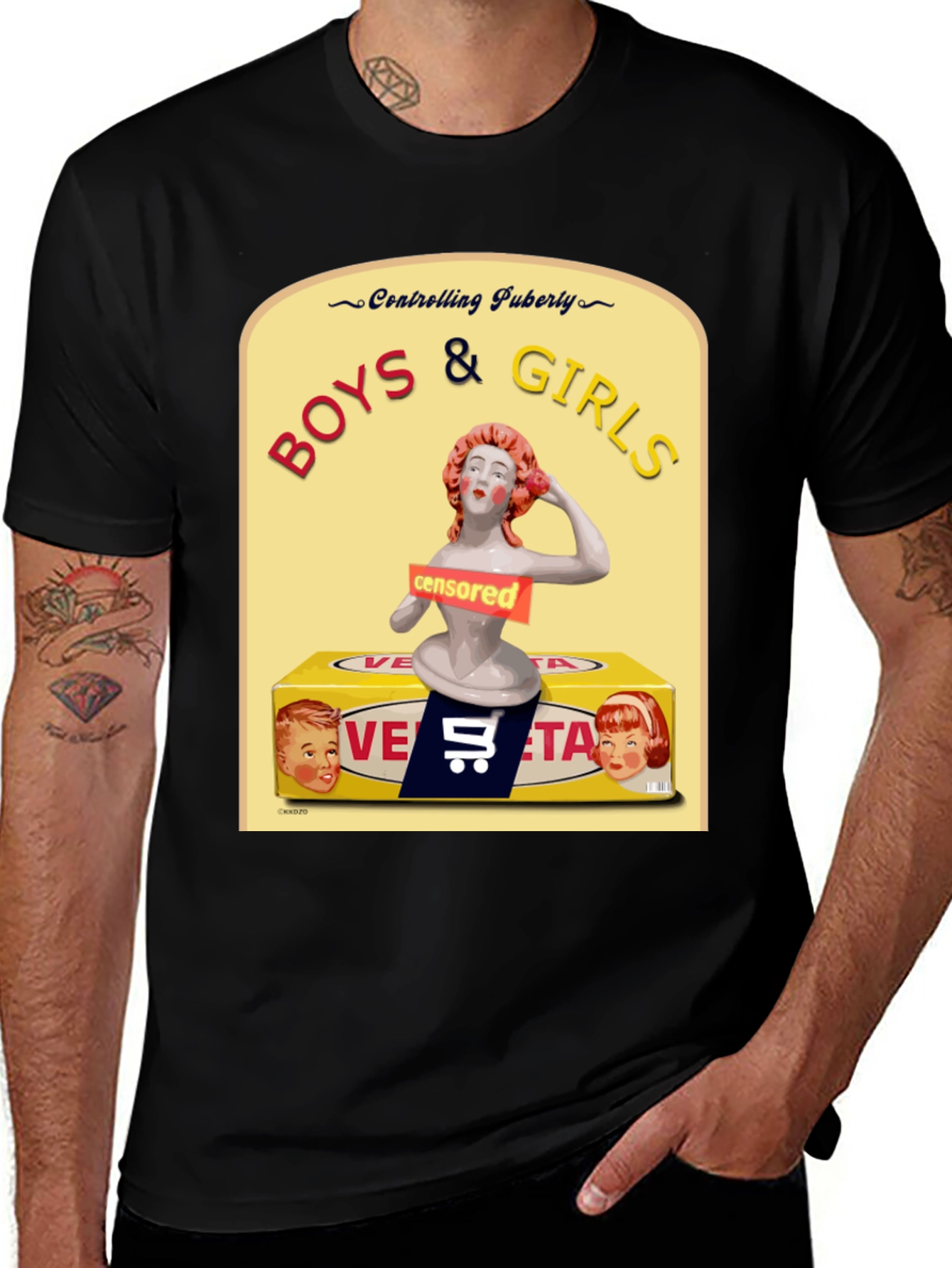 Variant 19 of Boys & Girls "Controlling Puberty" Graphic Tee