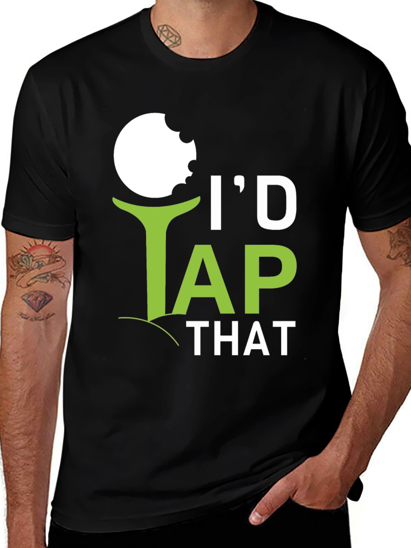 I'd Tap That Golf T-Shirt - Funny Golfing Tee