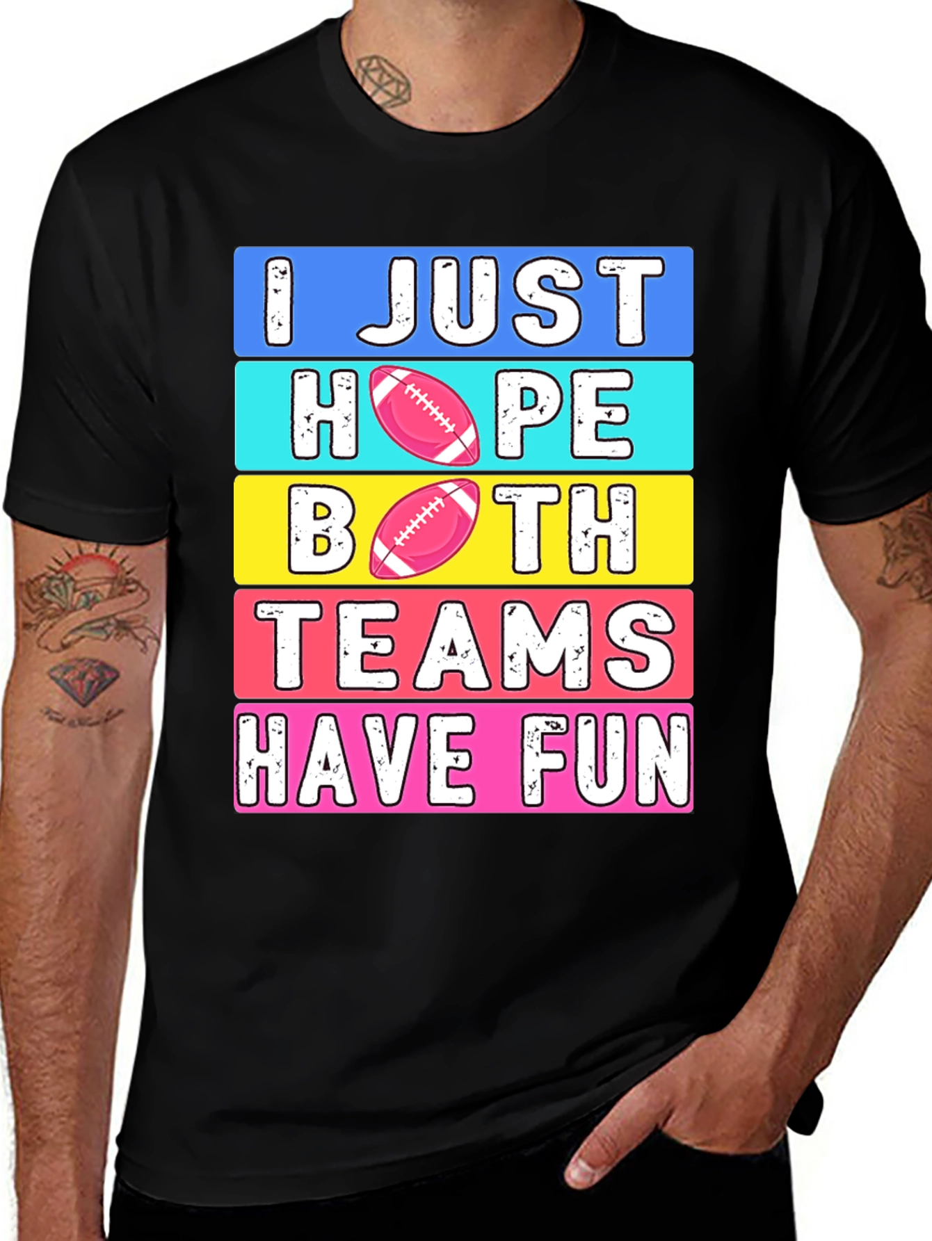 Variant 5 of I Just Hope Both Teams Have Fun T-Shirt