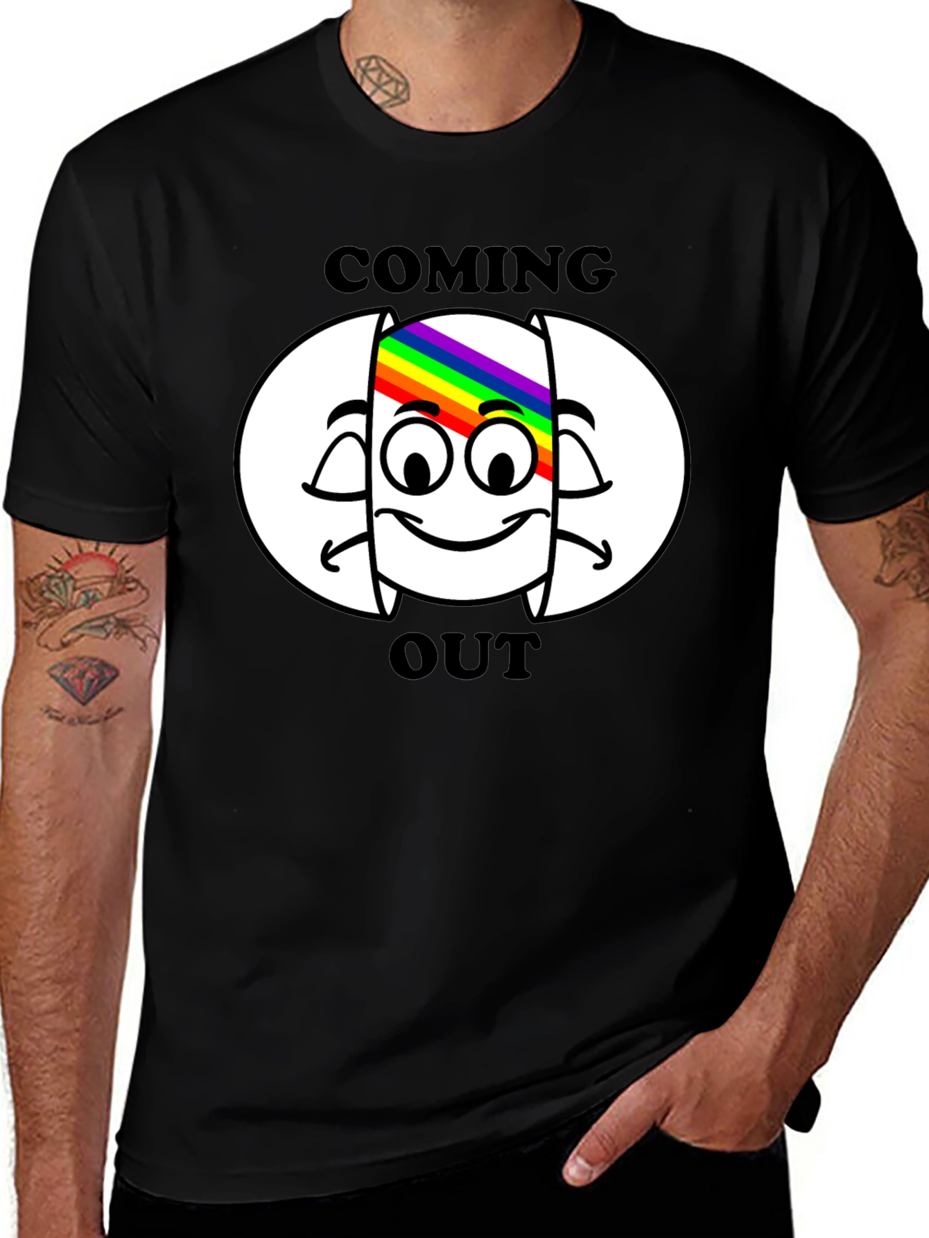 Coming Out Rainbow LGBT Pride T-Shirt