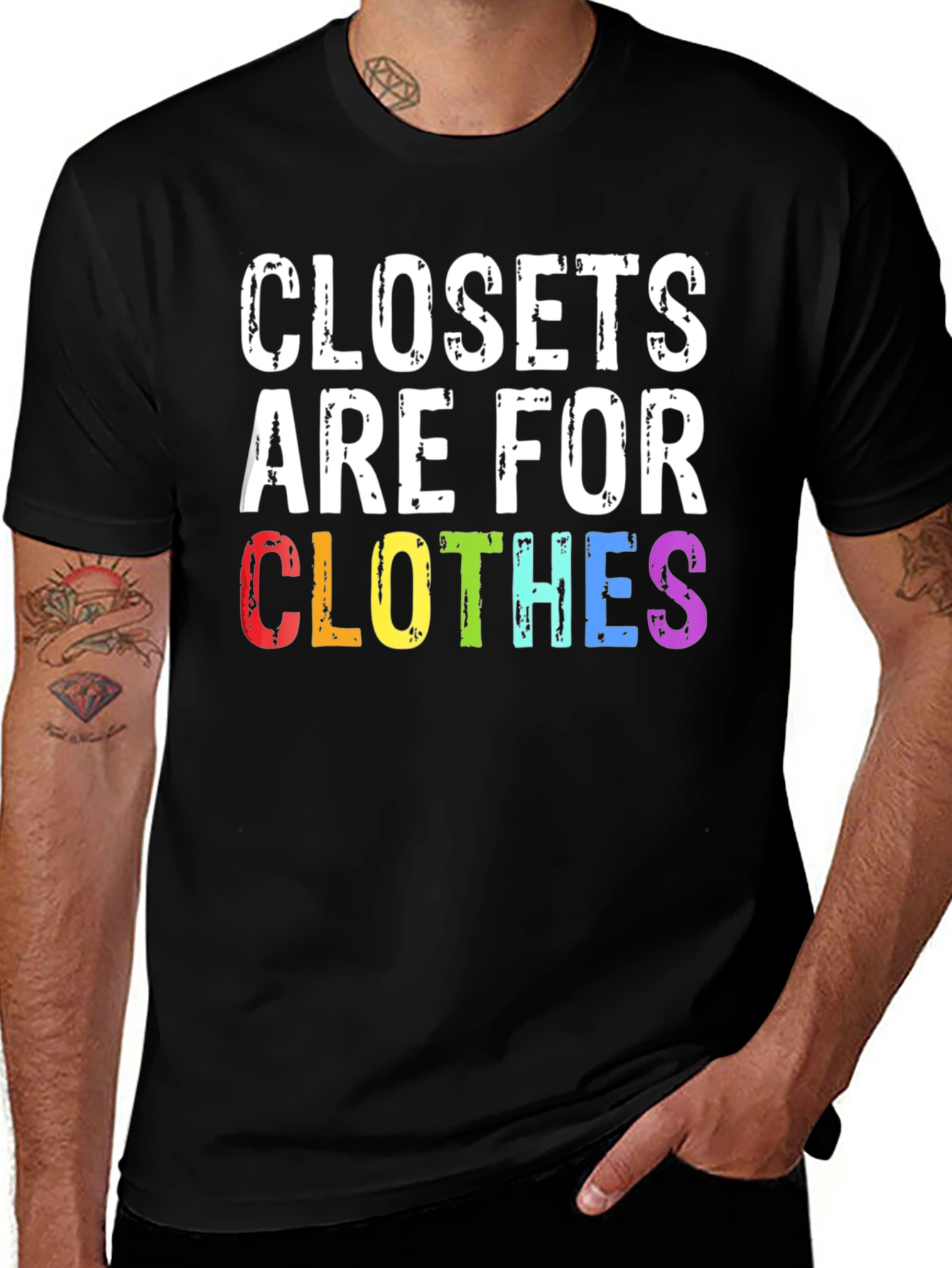 Variant 28 of Closets Are For Clothes Pride T-Shirt